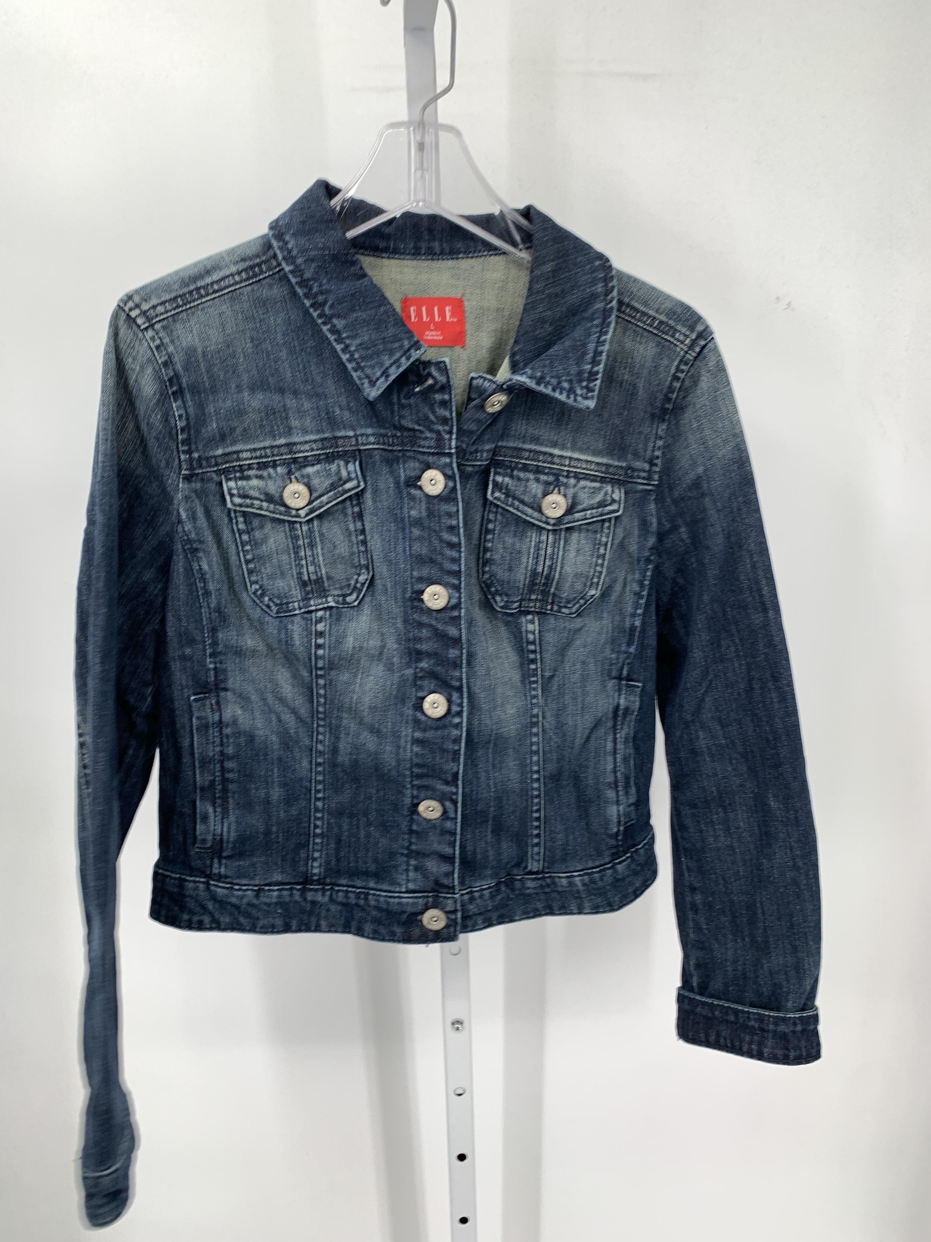 Elle Size Large Misses Lightweight Jacket