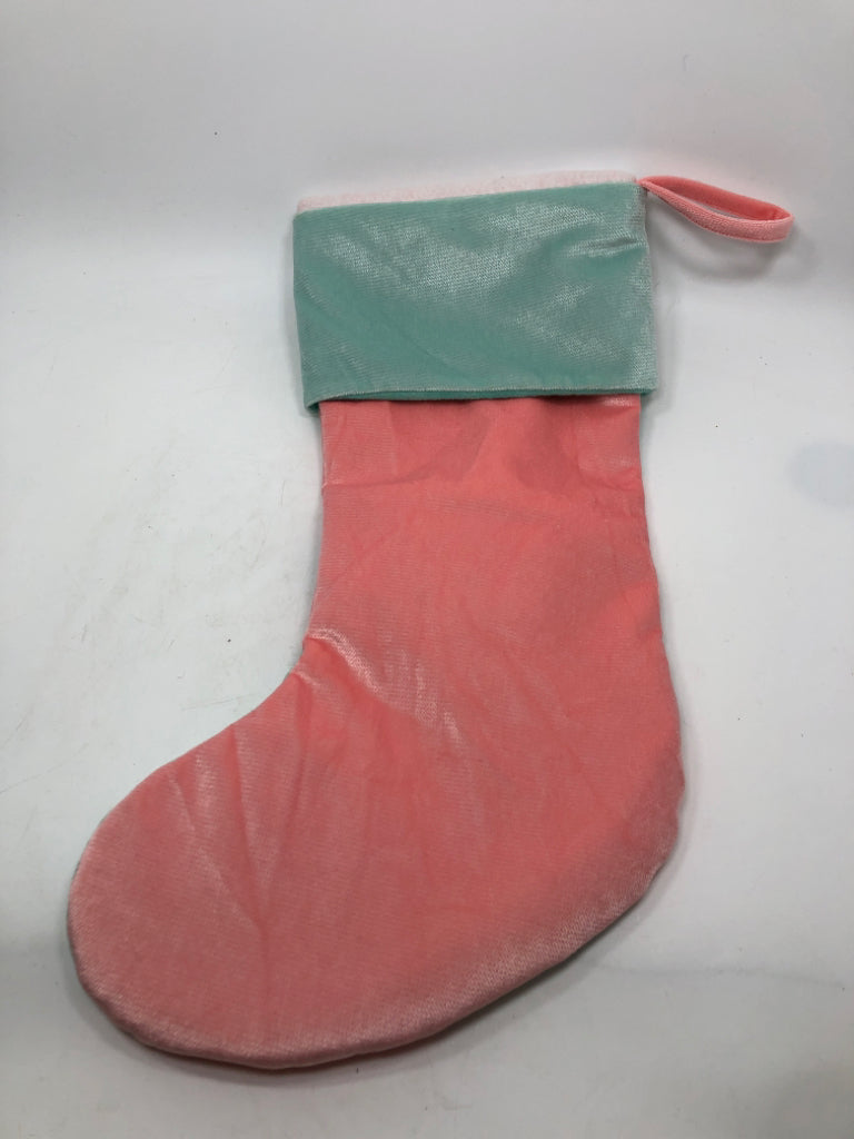 COLORFUL PEPPERMINT STOCKING.