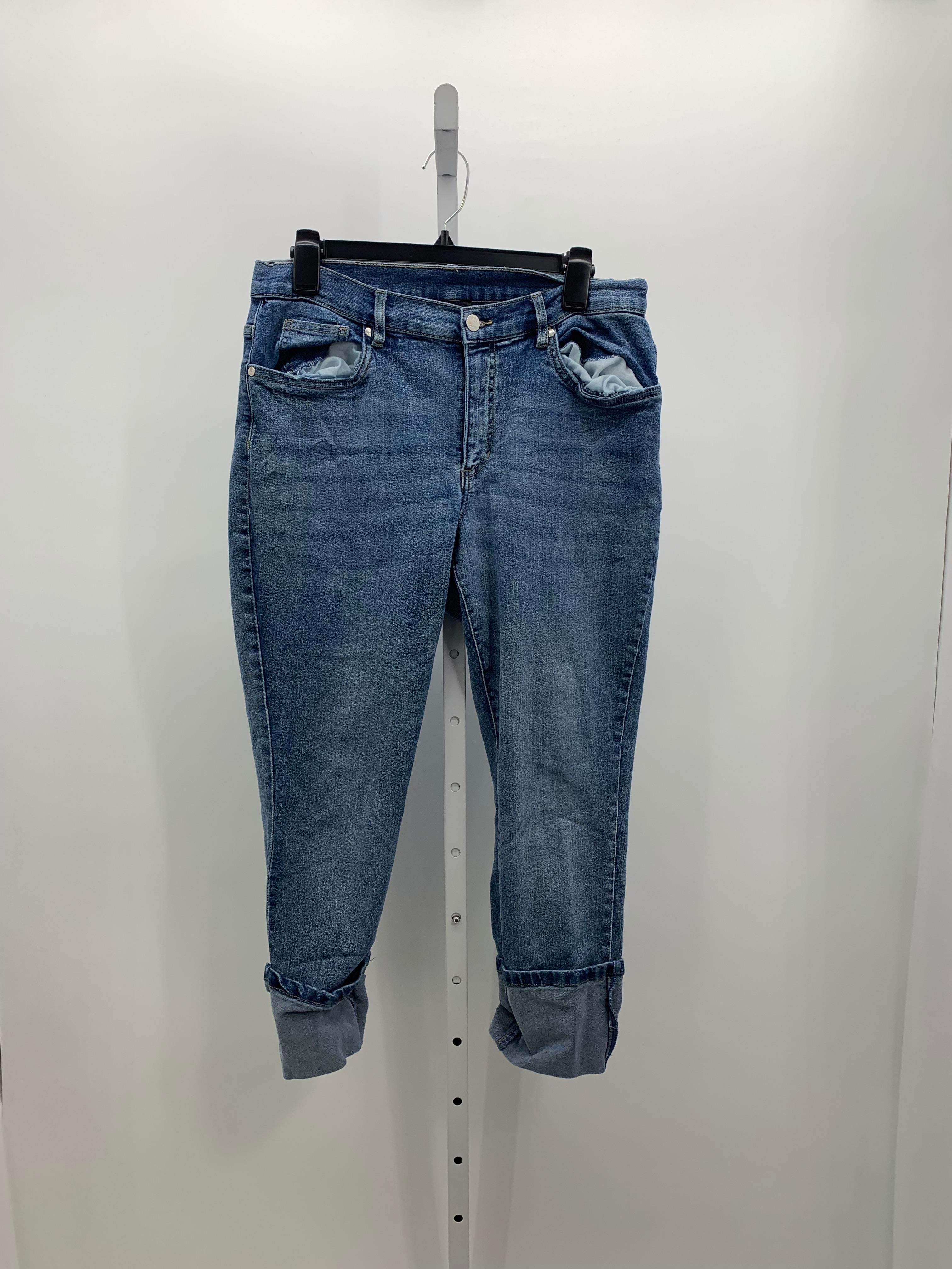Venus Size 12 Misses Cropped Jeans