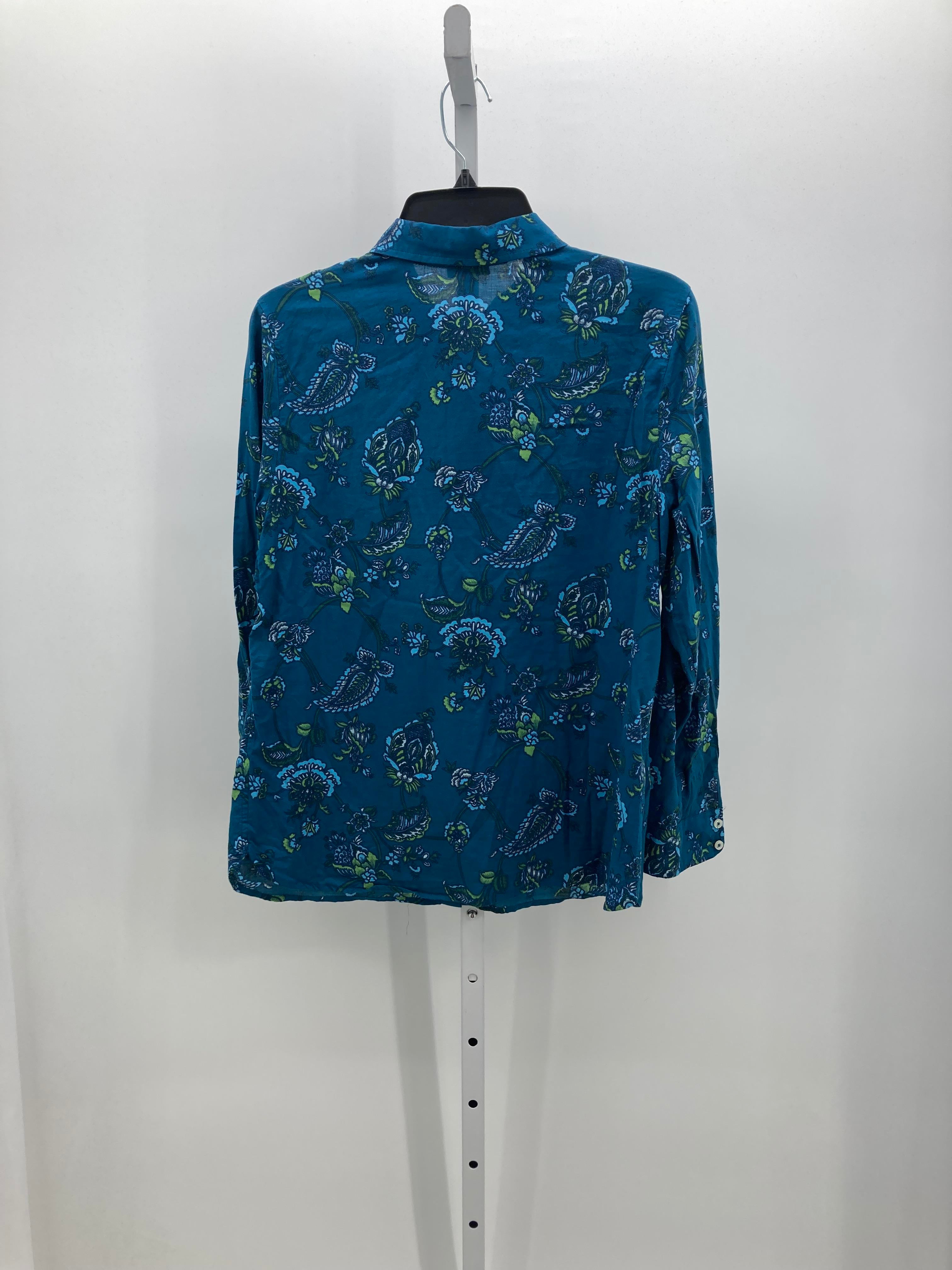 Talbots Size Medium Petite Petite Long Sleeve Shirt