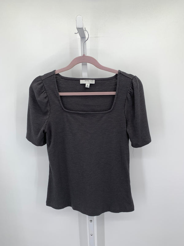 Anne Klein Size Medium Misses Short Sleeve Shirt