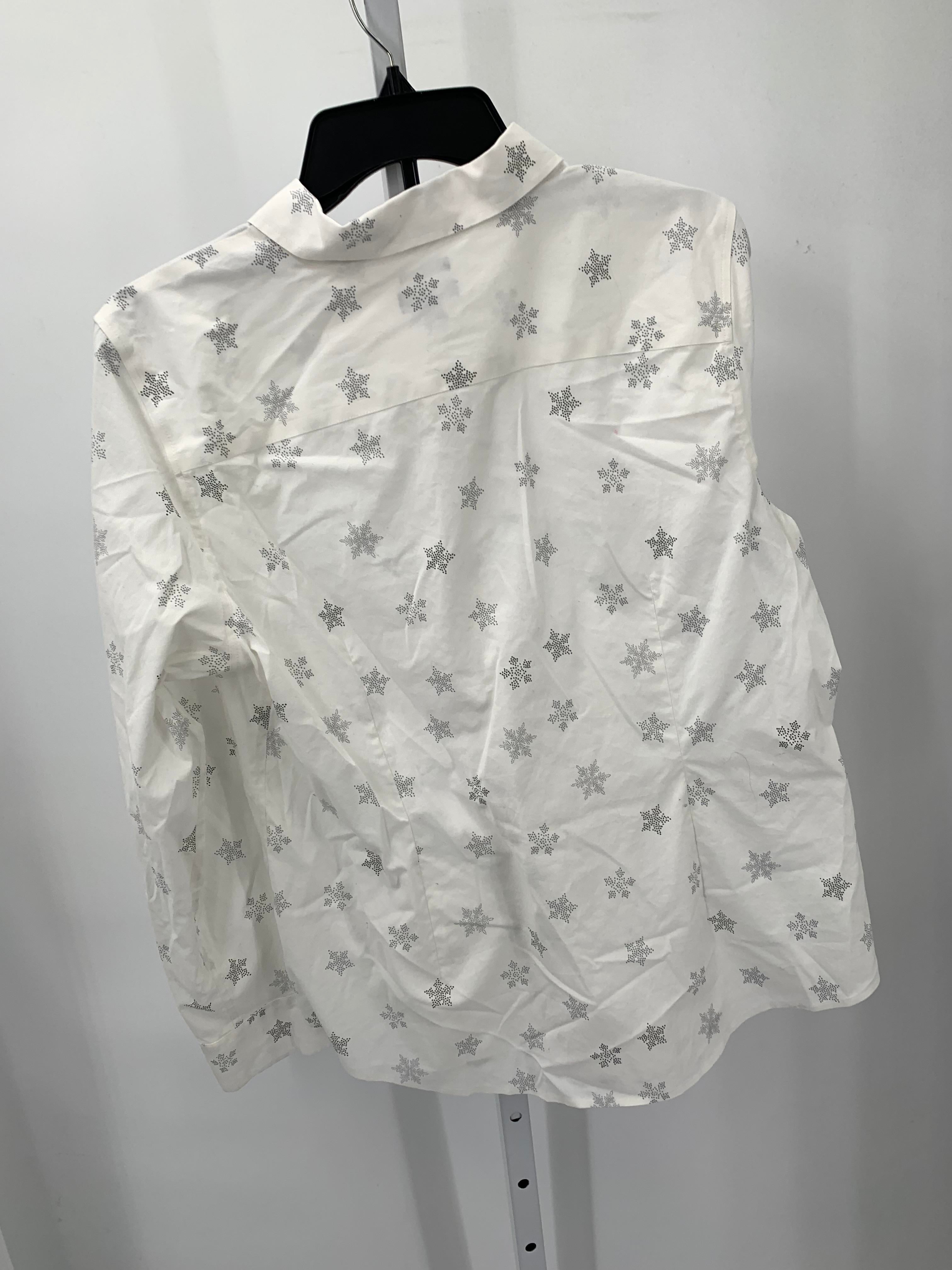 Talbots Size 14 Misses Long Sleeve Shirt