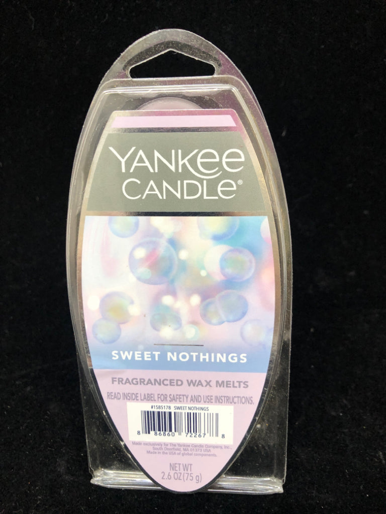 NIP YANKEE CANDLE FRAGRANCED WAX MELTS.