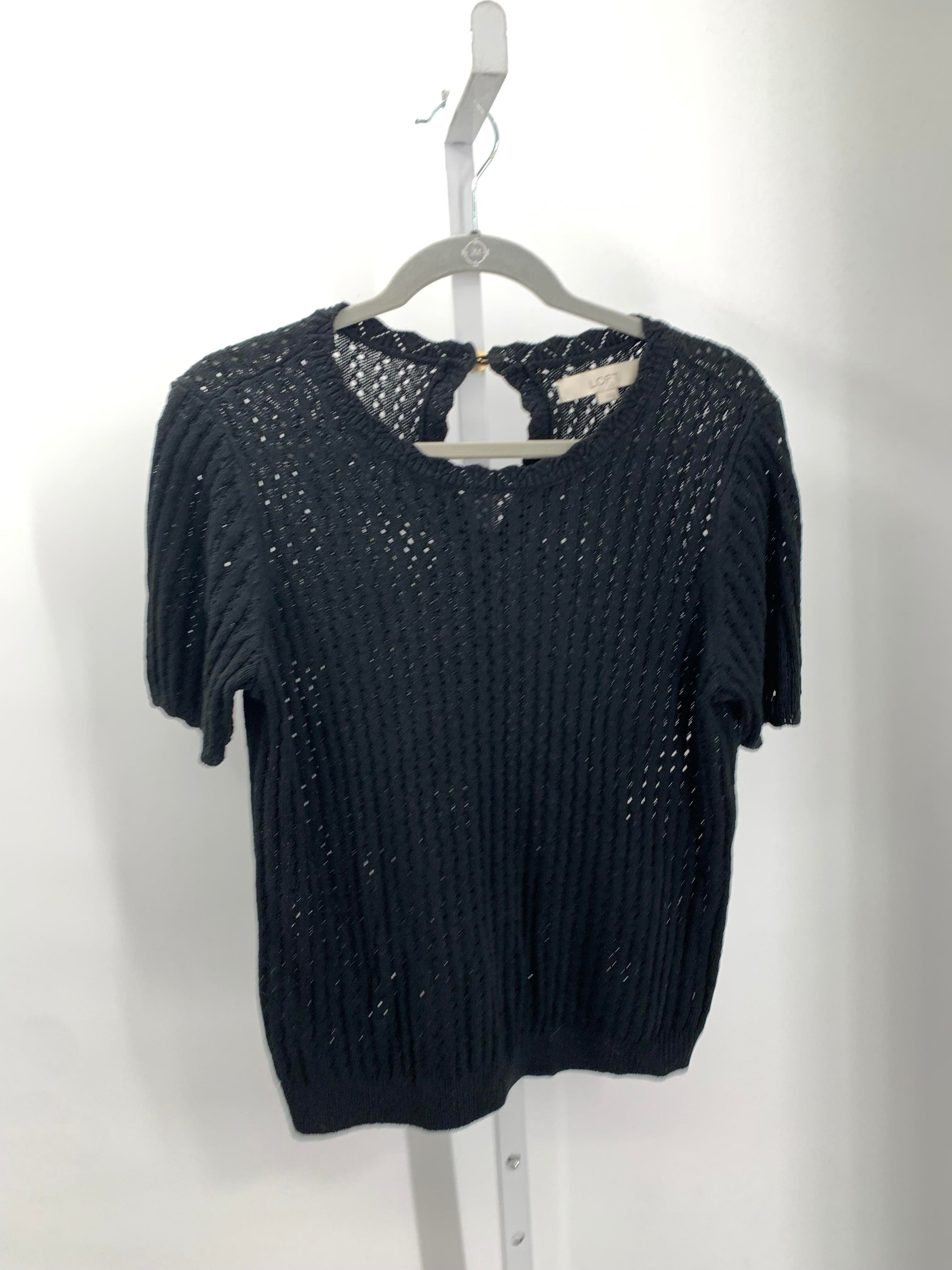 Loft Size Large Misses Short Slv Sweater