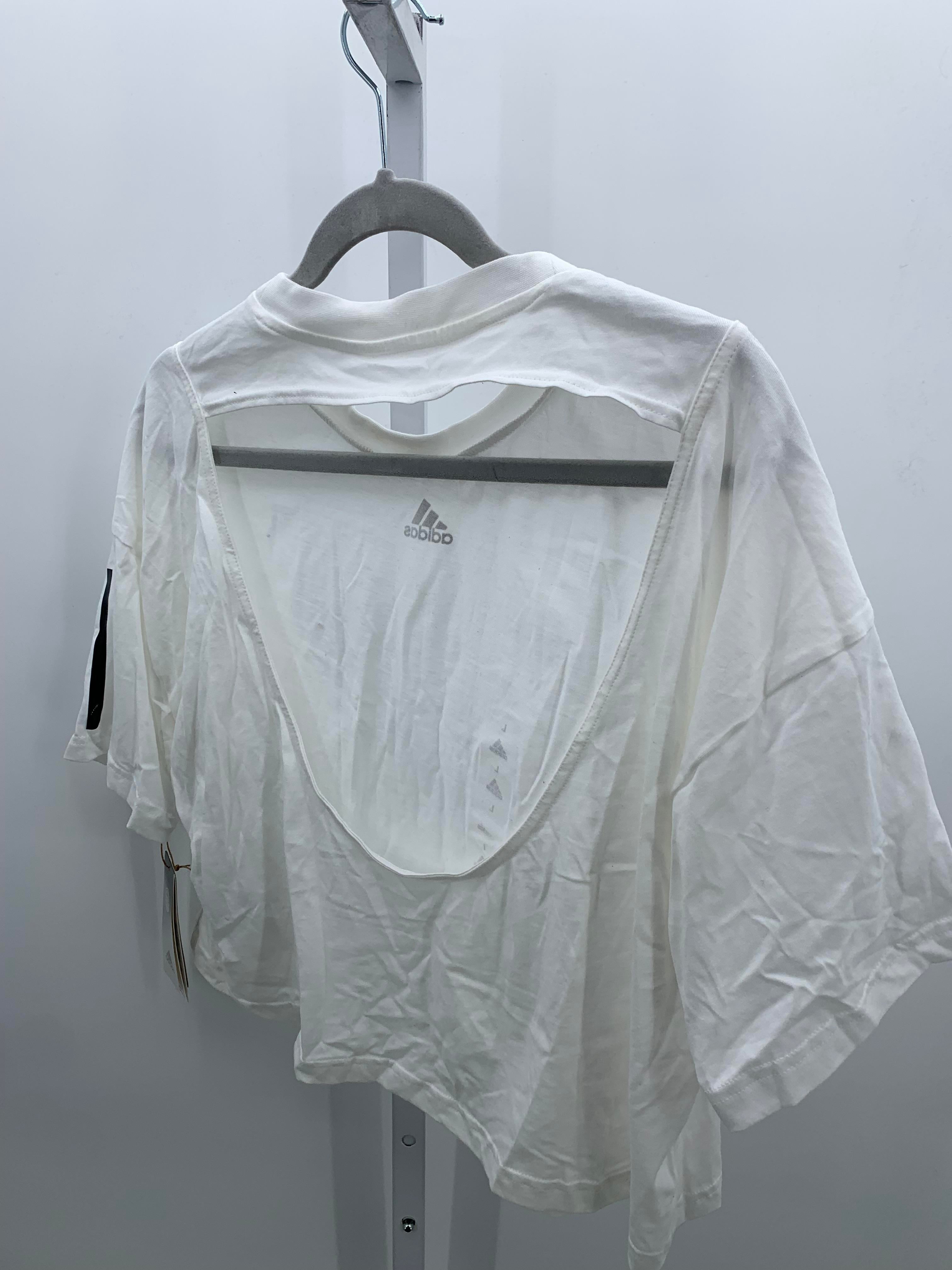 Adidas Size Large Misses Short Sleeve Shirt