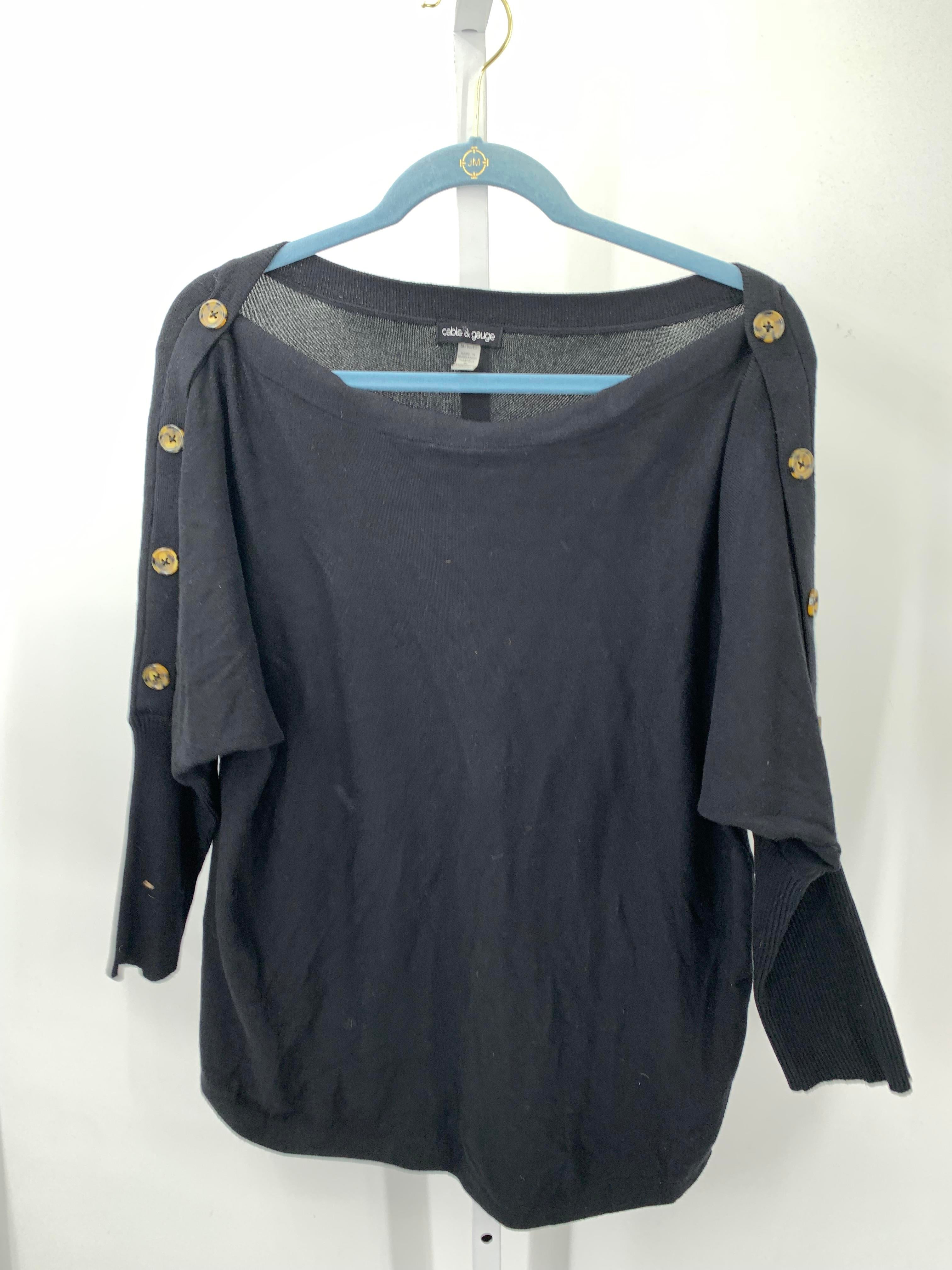 Cable & Gauge Size Extra Large Misses 3/4 Sleeve Sweater