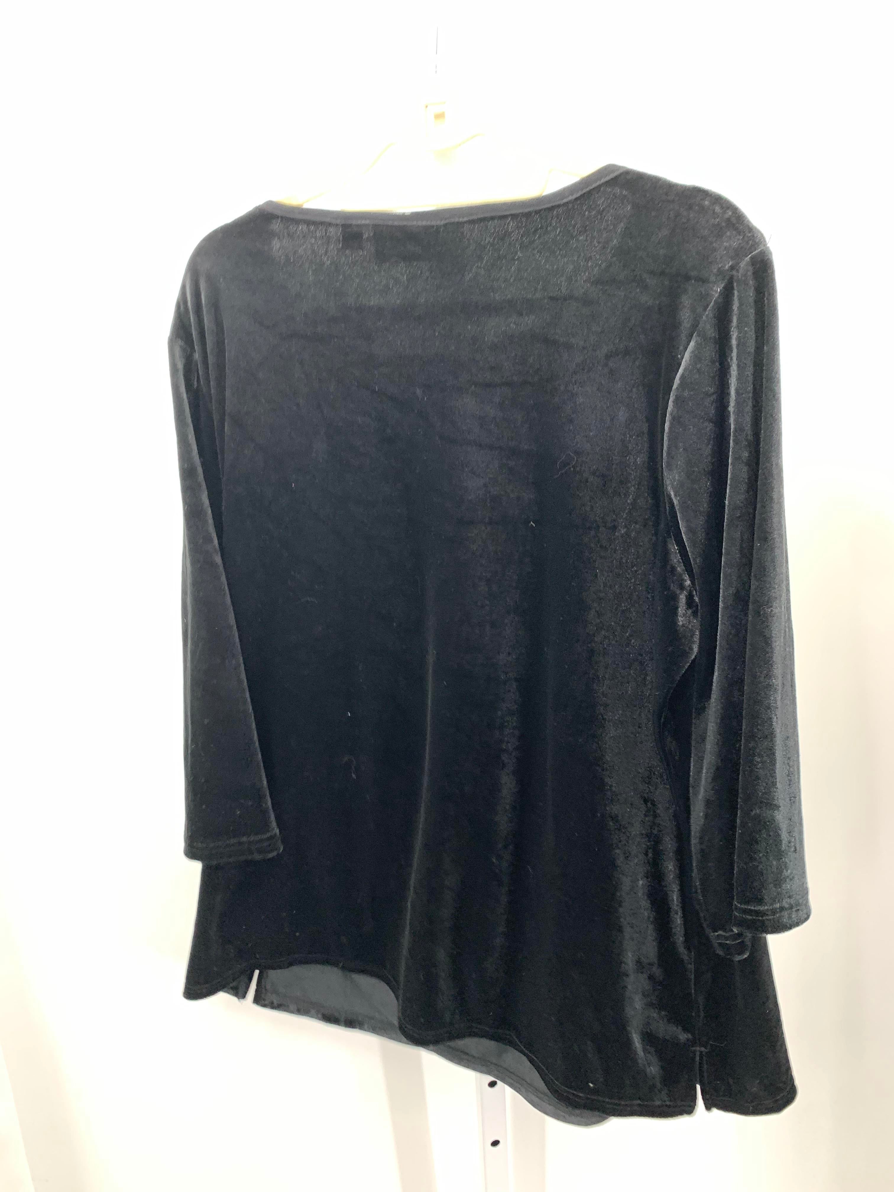 Quacker Factory Size Extra Large Misses 3/4 Sleeve Shirt