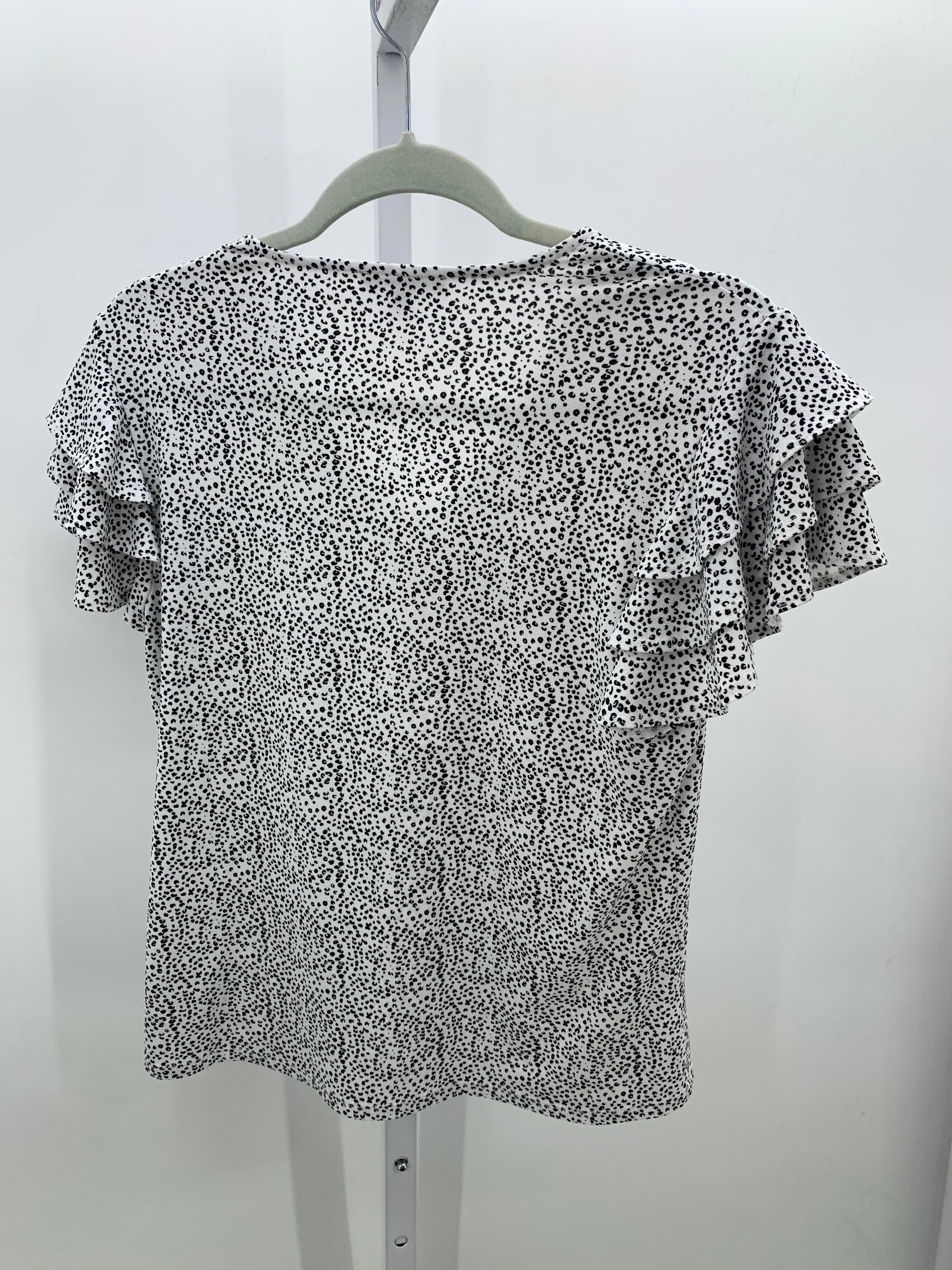 Adrianna Papell Size Small Misses Short Sleeve Shirt