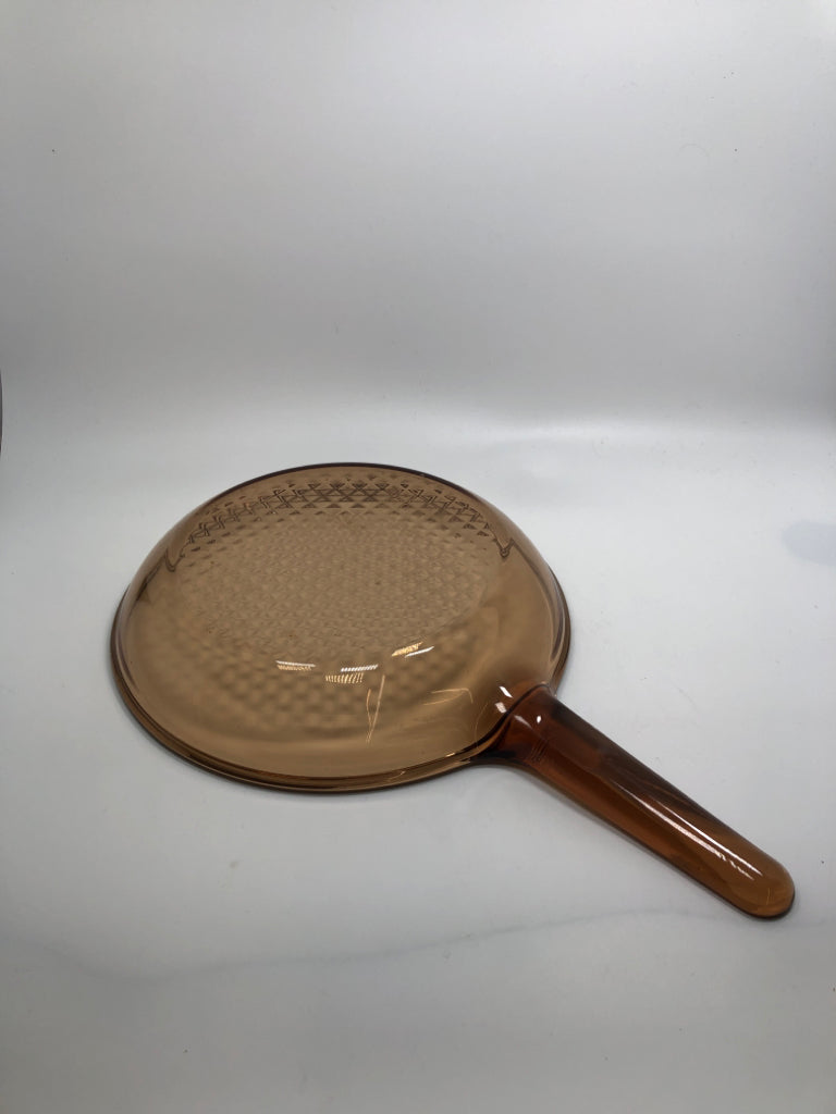 VTG VISION AMBER GLASS SKILLET.