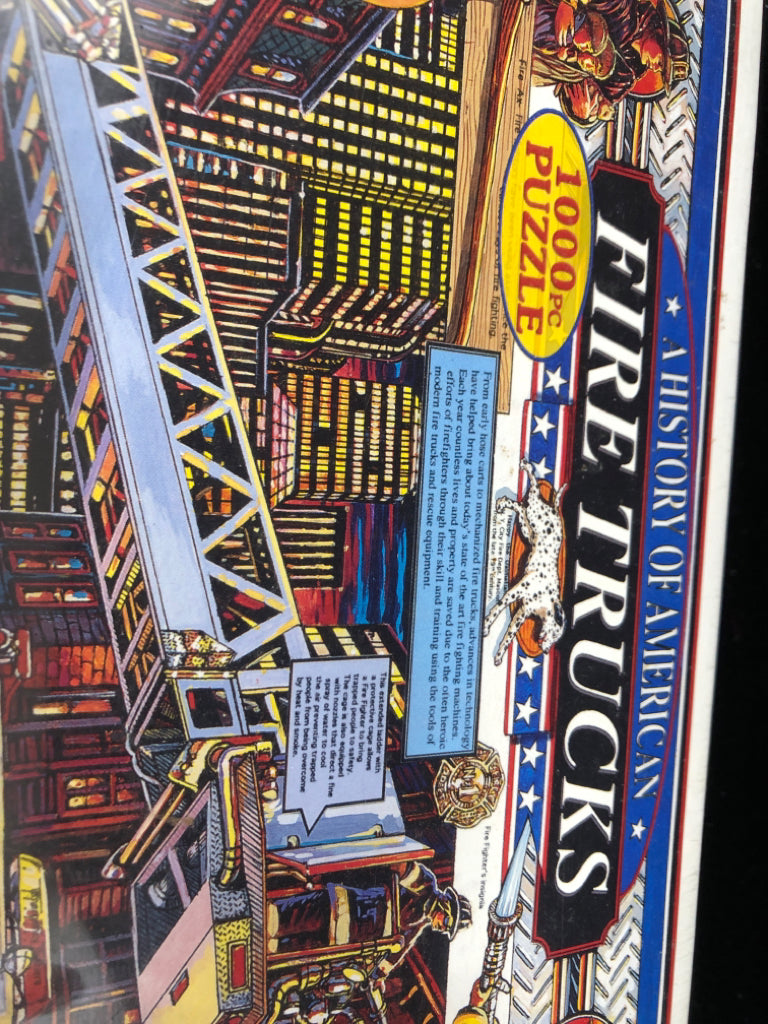 NIP HISTORY OF FIRE TRUCKS PUZZLE.