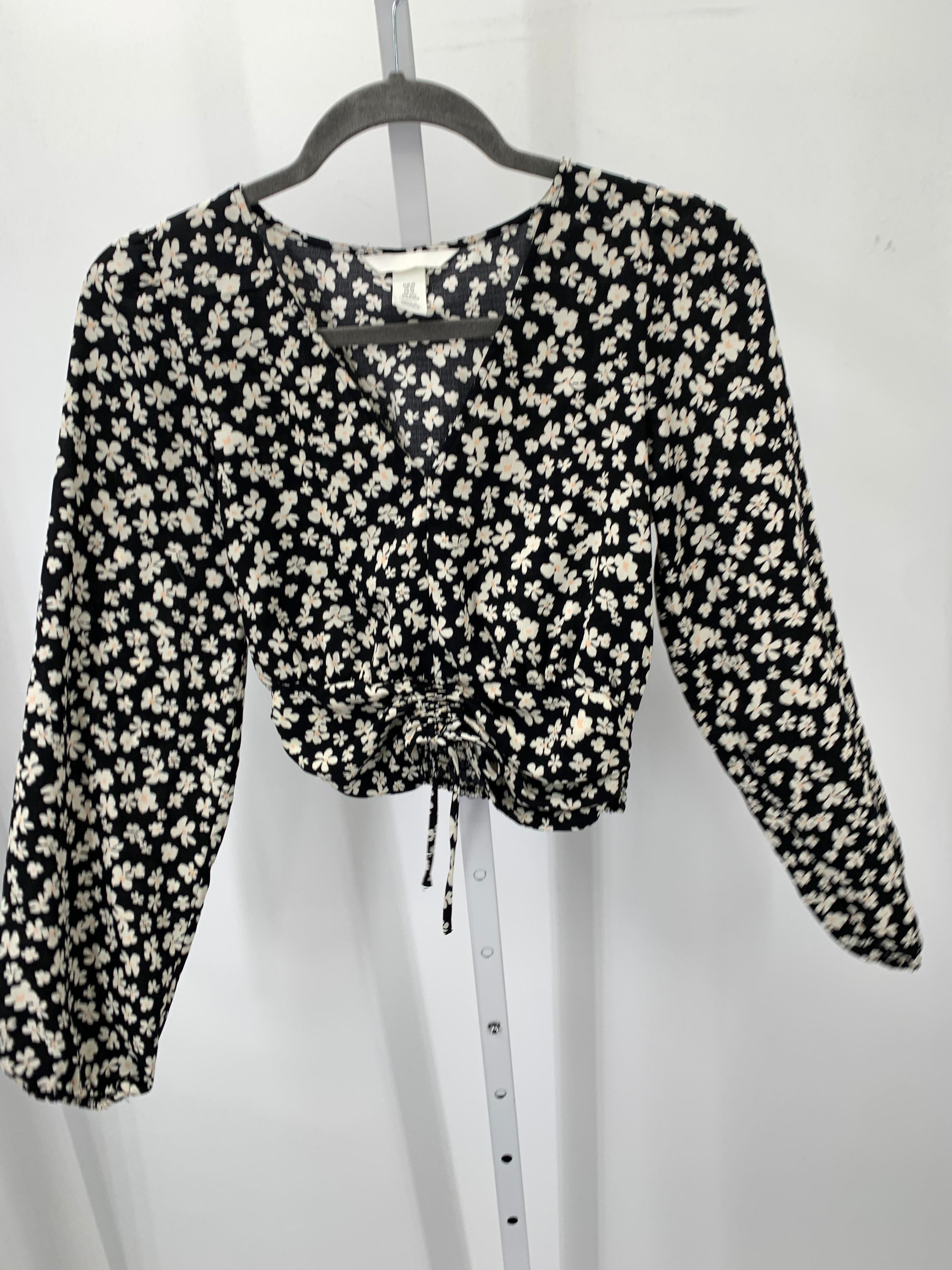 H&M Size X Small Misses Long Sleeve Shirt