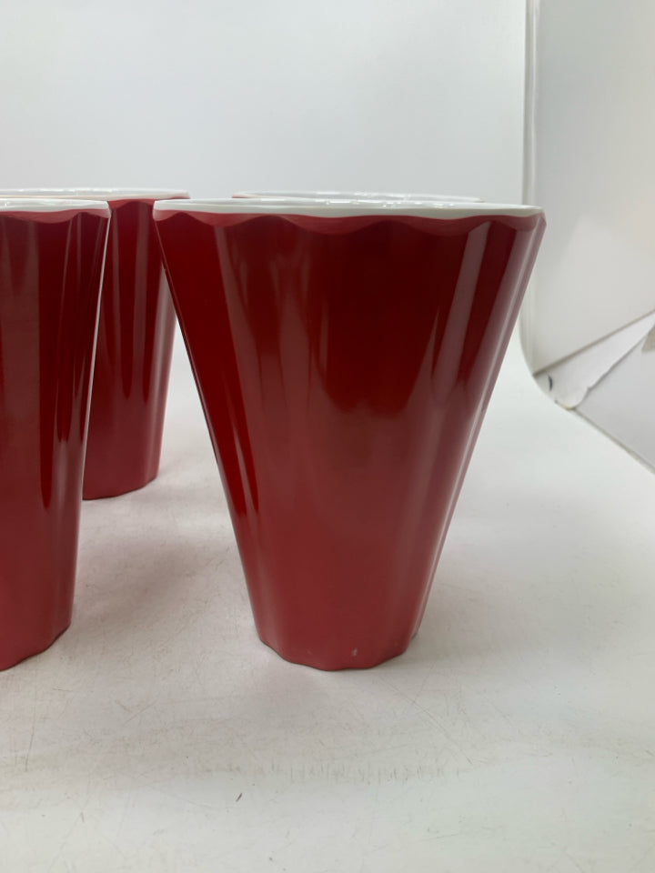 6 HEAVY MELAMINE TUMBLERS