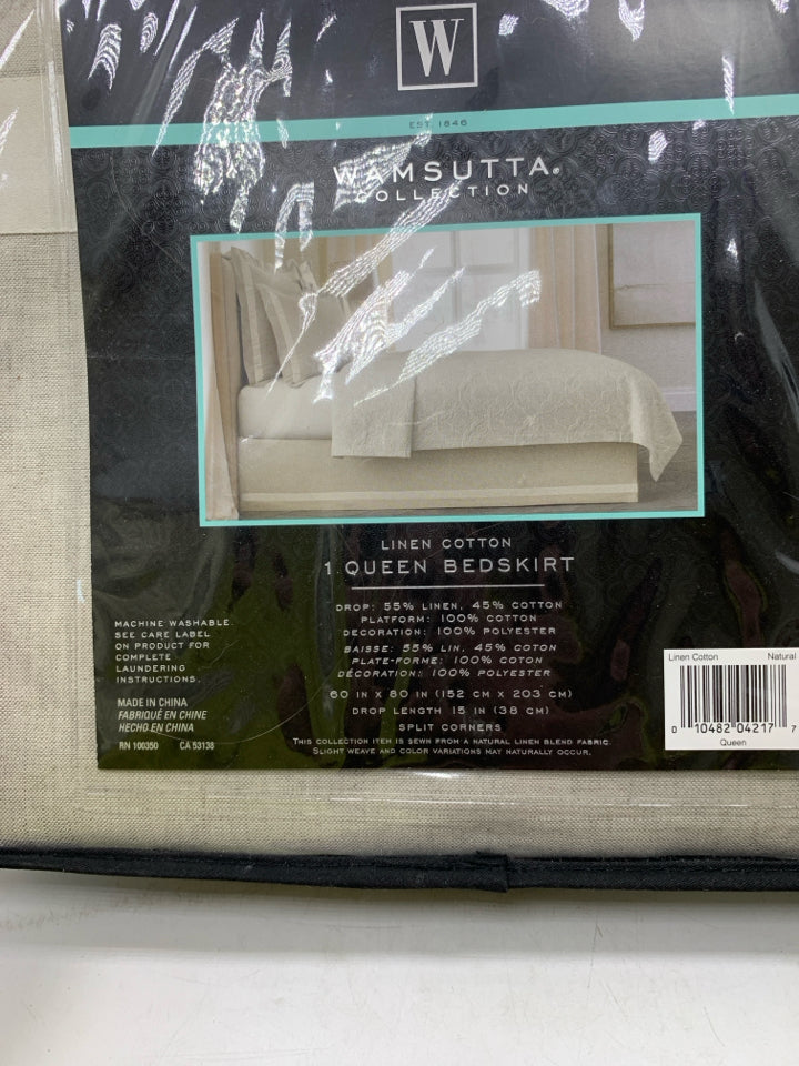 NIP LINEN COTTON BED SHIRT.