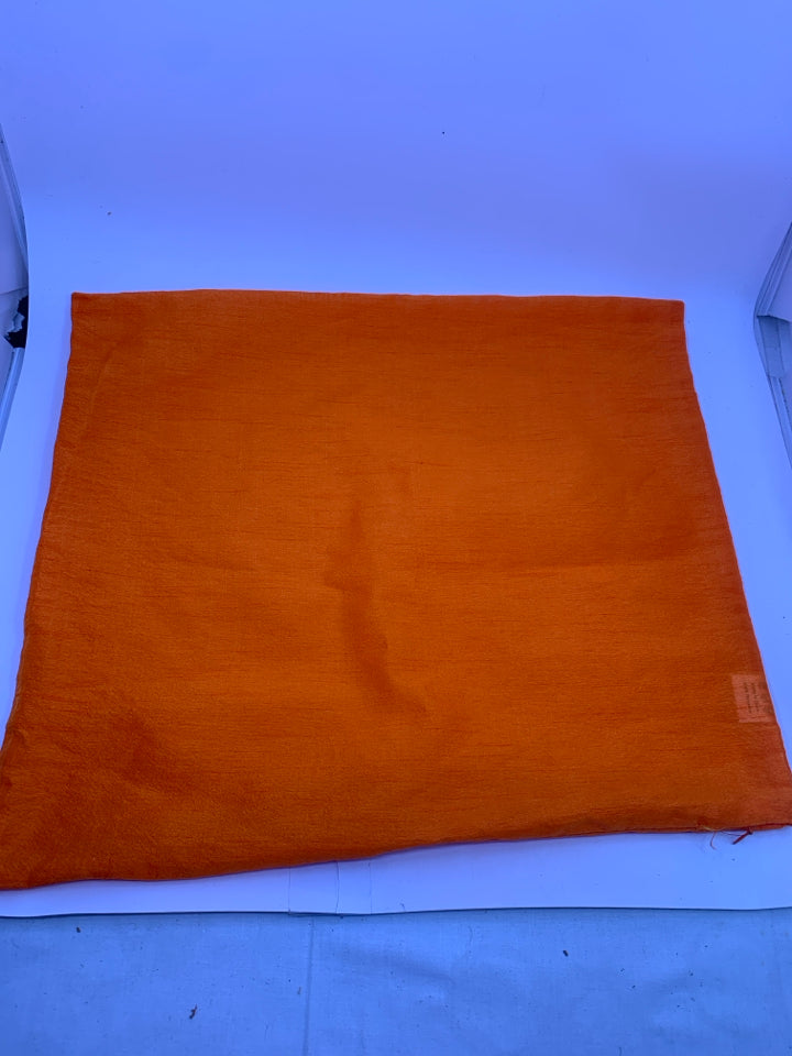 BRIGHT ORANGE PILLOW COVER.