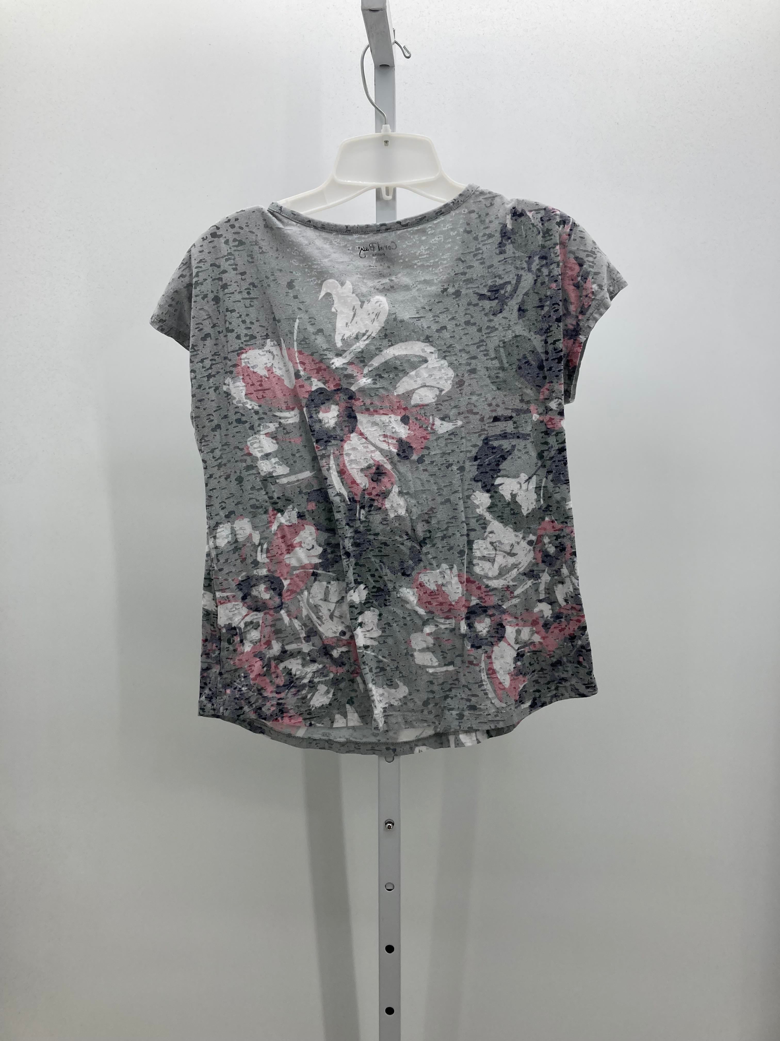 Coral Bay Size Medium Petite Petite Short Sleeve Shirt