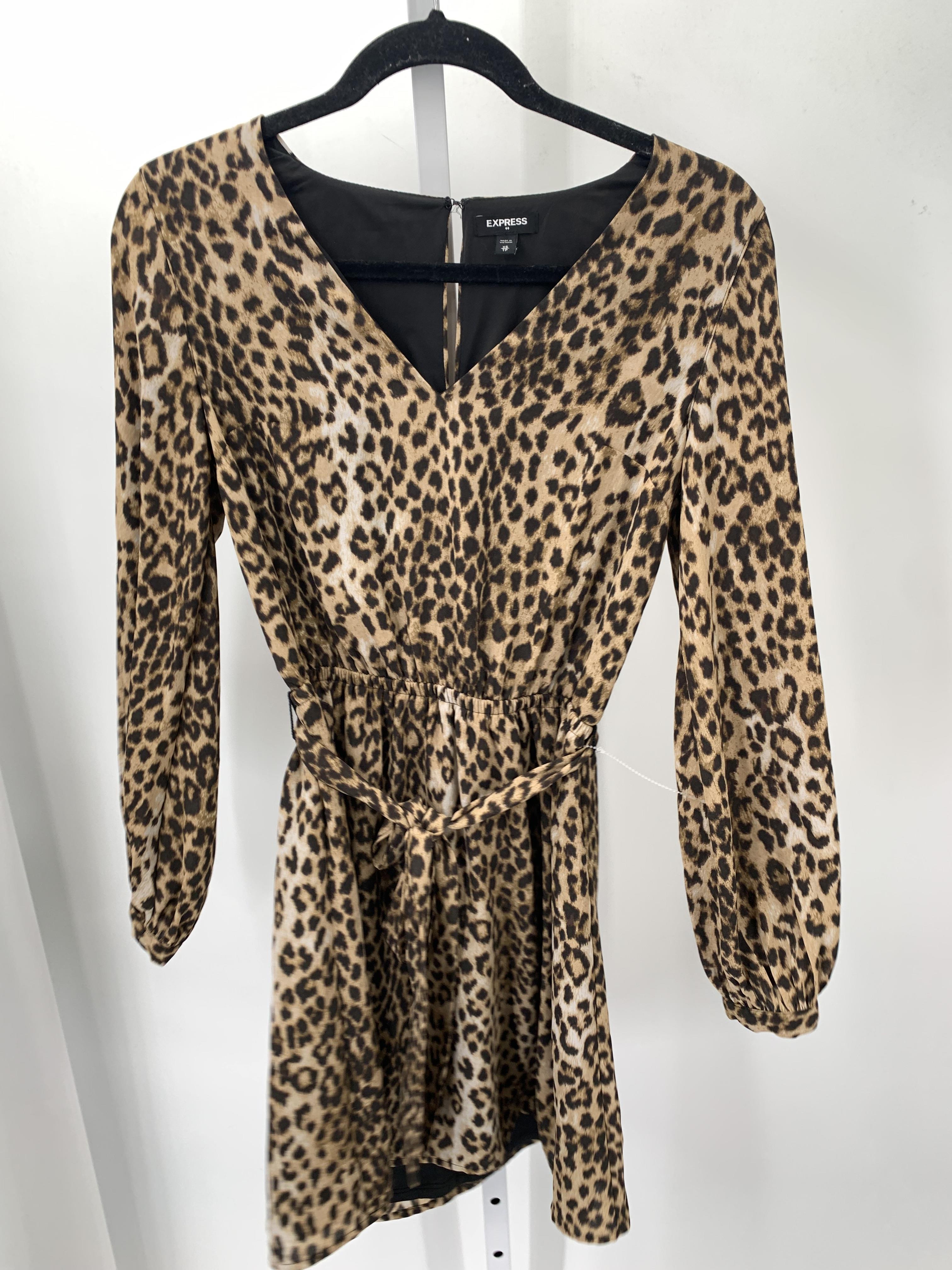 Express Size X Small Misses Long Sleeve Dress