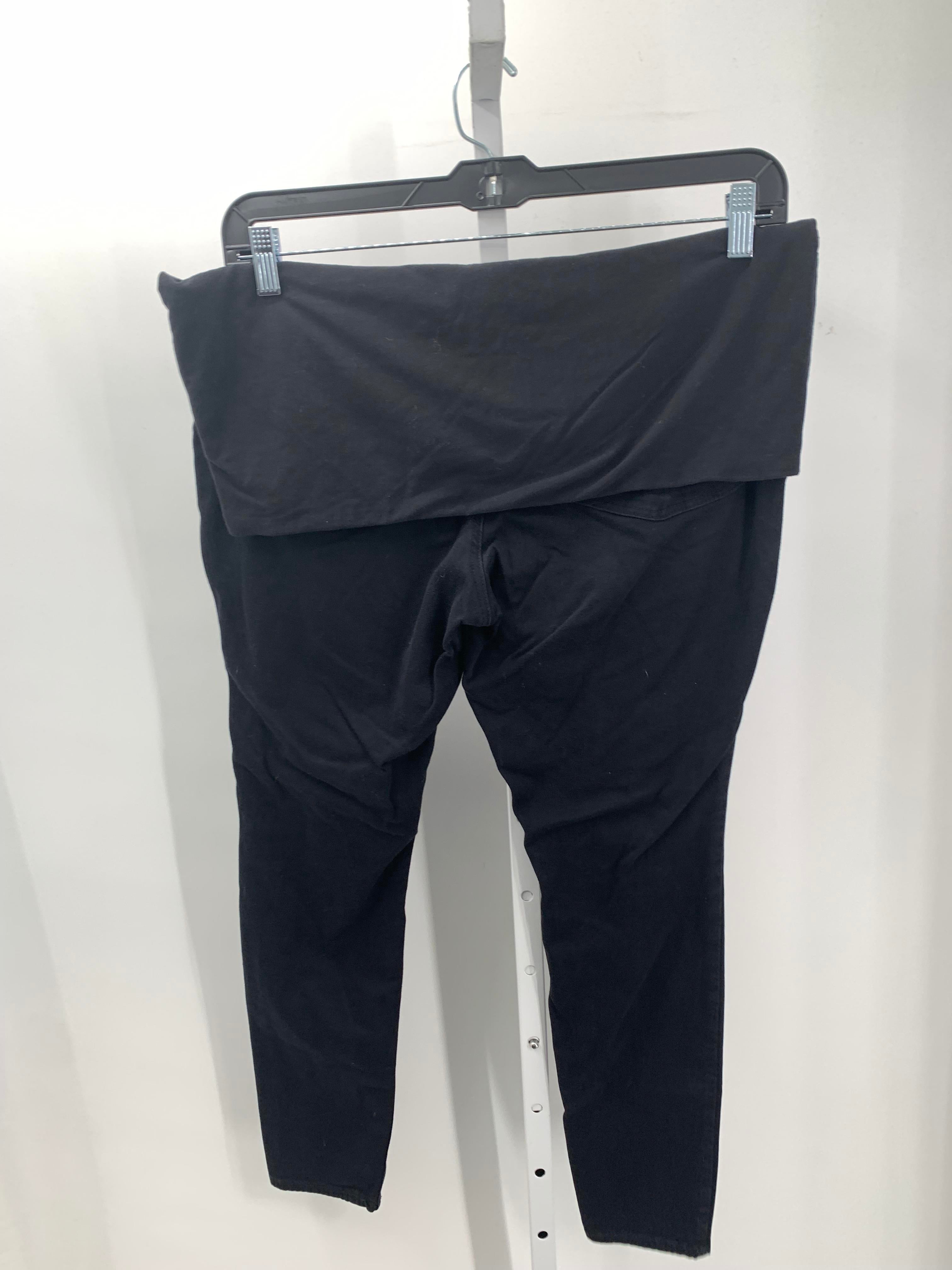 H&M Black Size Extra Large Maternity Pants