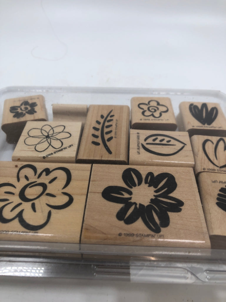 11PC BOX OF STAMPS.