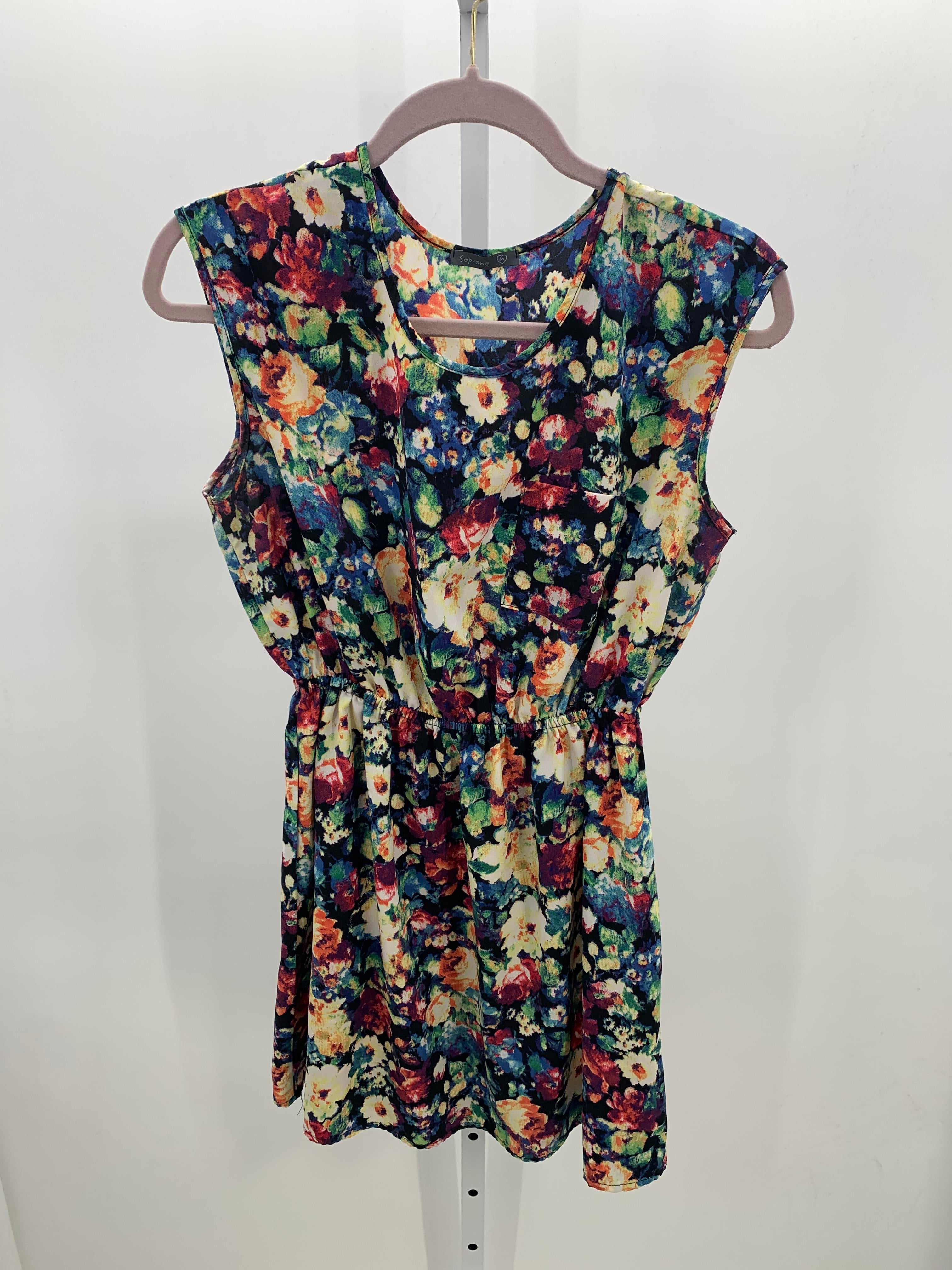 Soprano Size Medium Juniors Sleeveless Dress