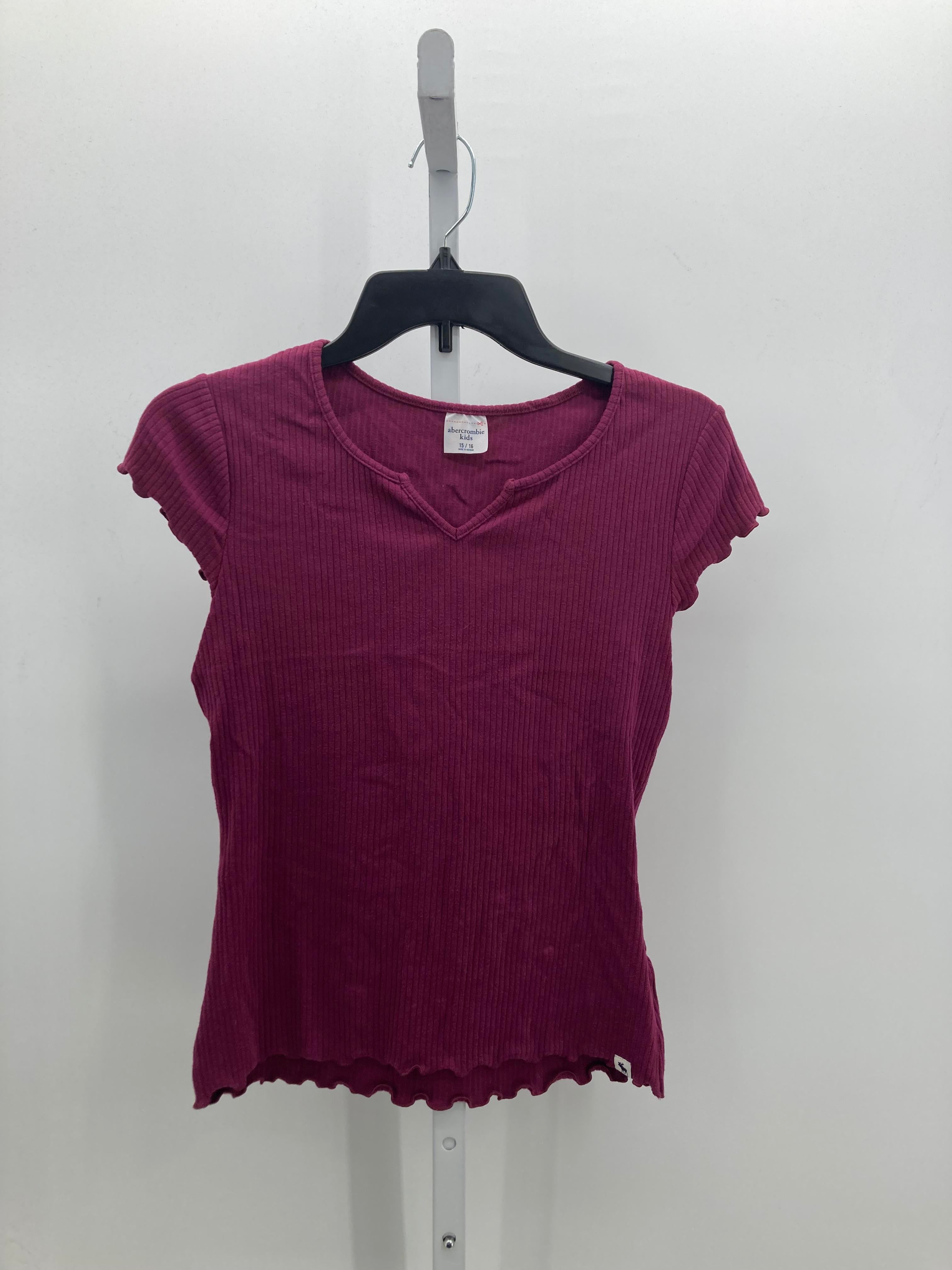 Abercrombie Kids Size 14-16 Girls Short Sleeve Shirt