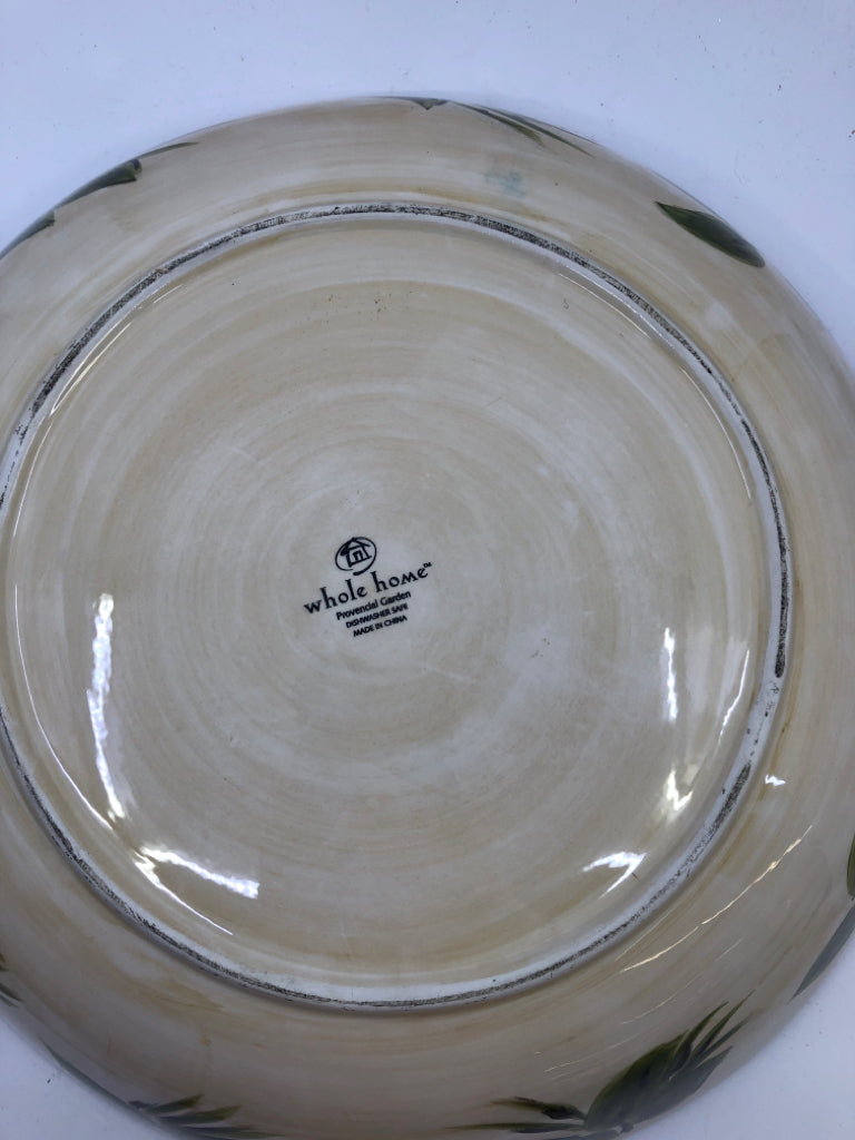 LARGE SUNFLOWER SERVING BOWL.