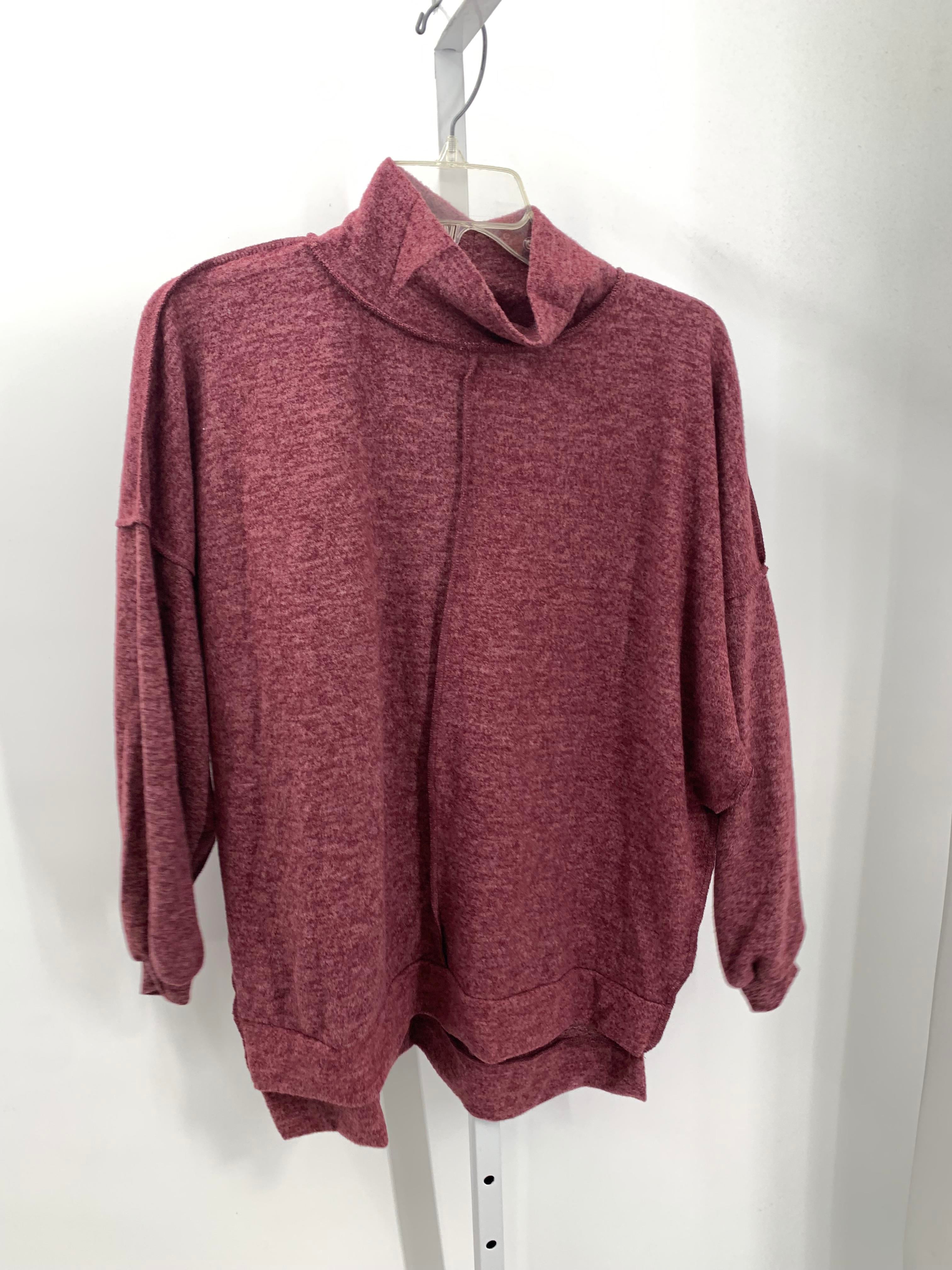 Zenana Size X Small Misses Long Sleeve Shirt