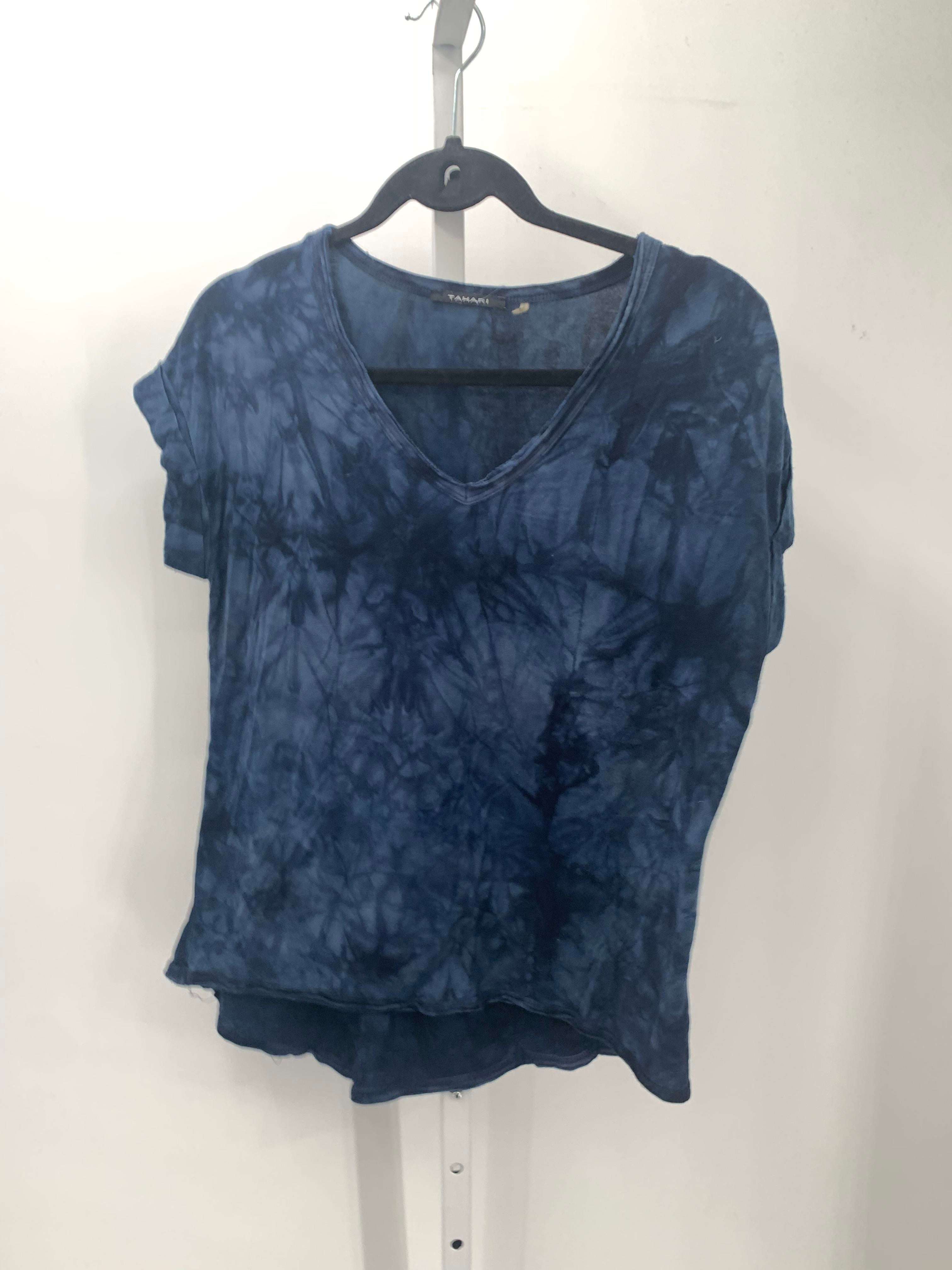 Tahari Size Medium Misses Short Sleeve Shirt