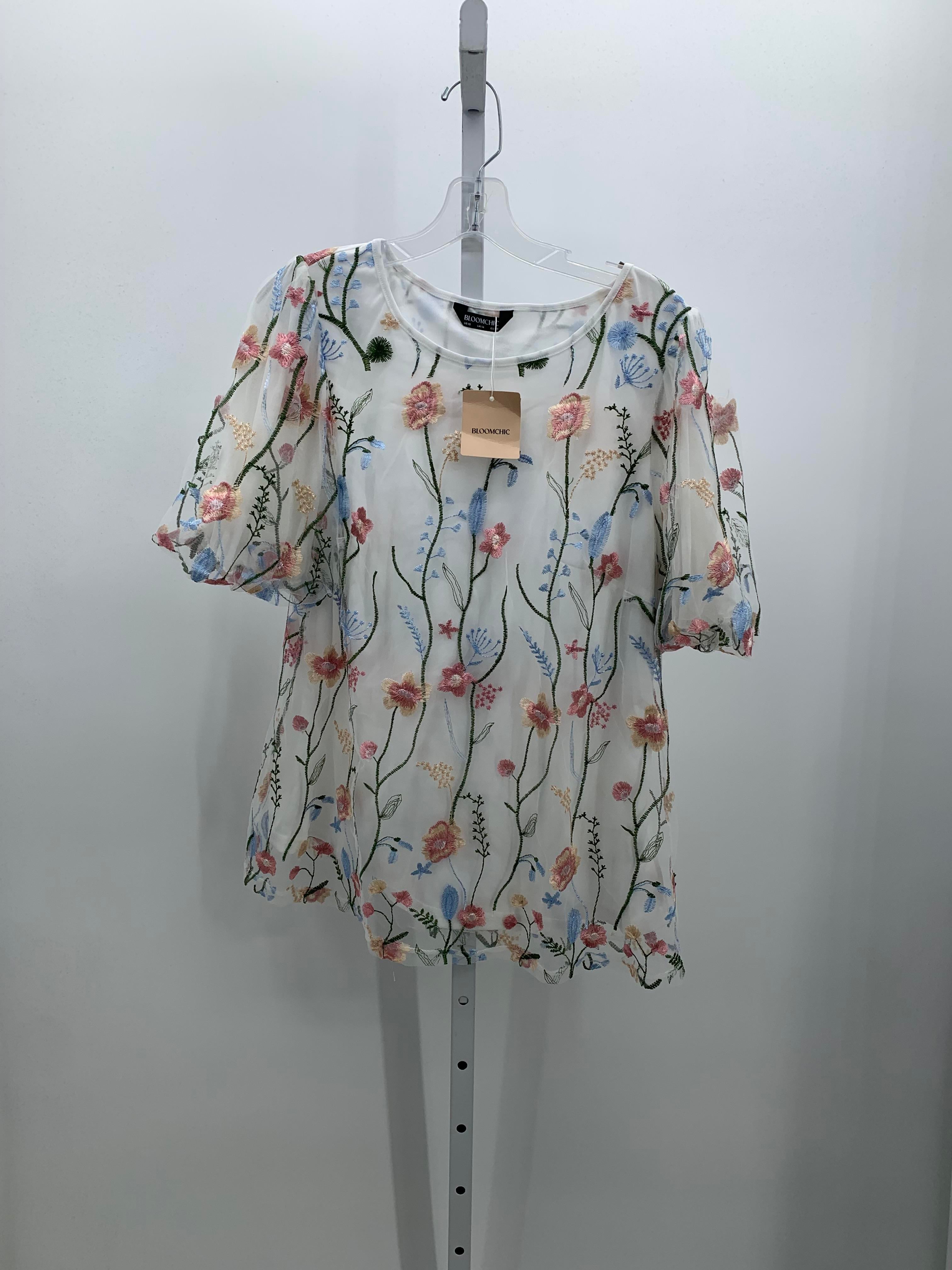 Size 14 Misses Short Sleeve Shirt