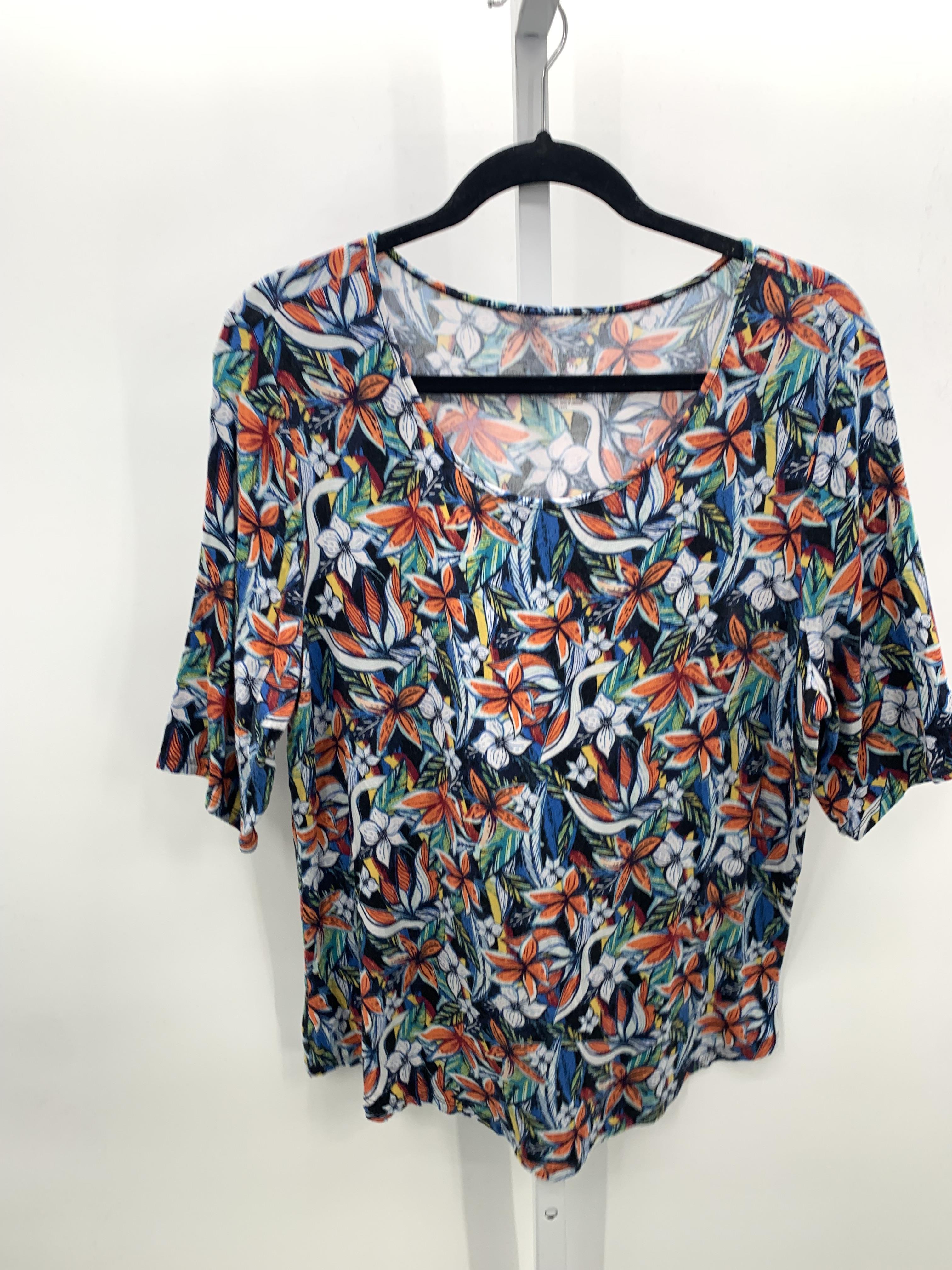 Apt. 9 Size Extra Large Misses Short Sleeve Shirt