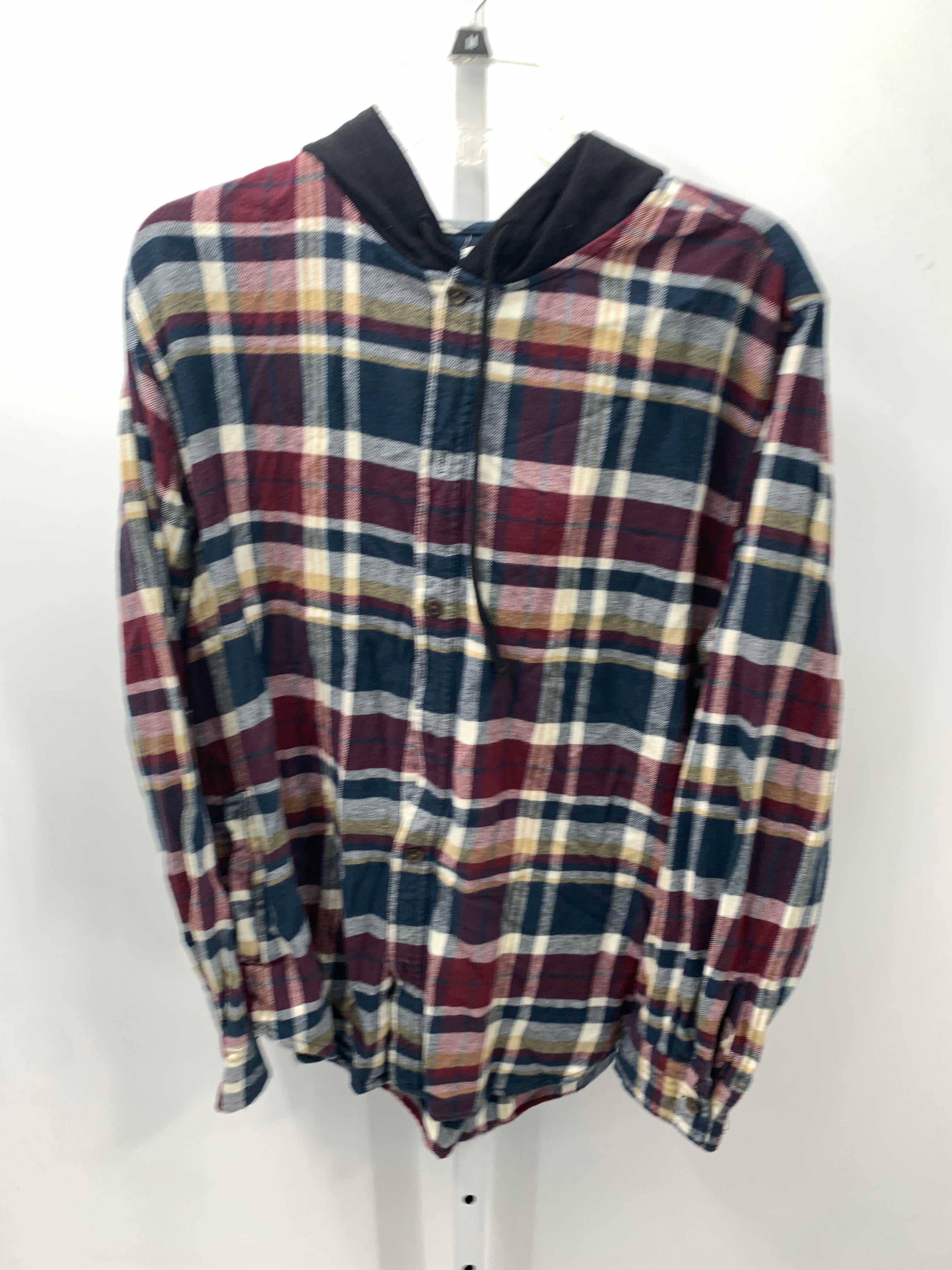 HOODED PLAID