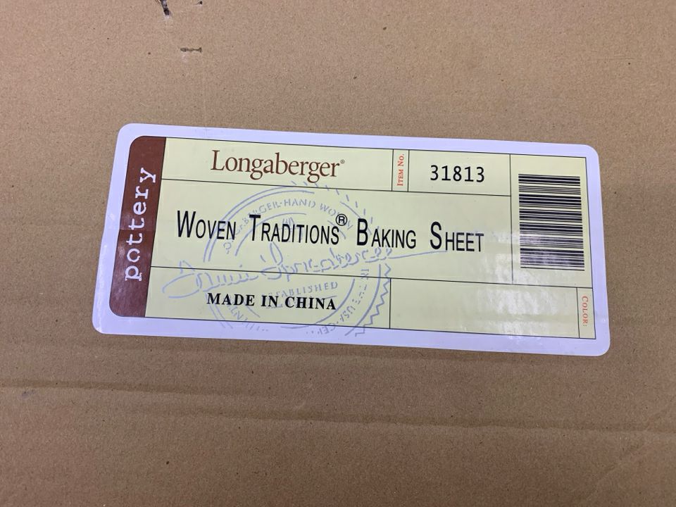 NIB LONGABERGER WOVEN TRADITIONS BAKING SHEET.