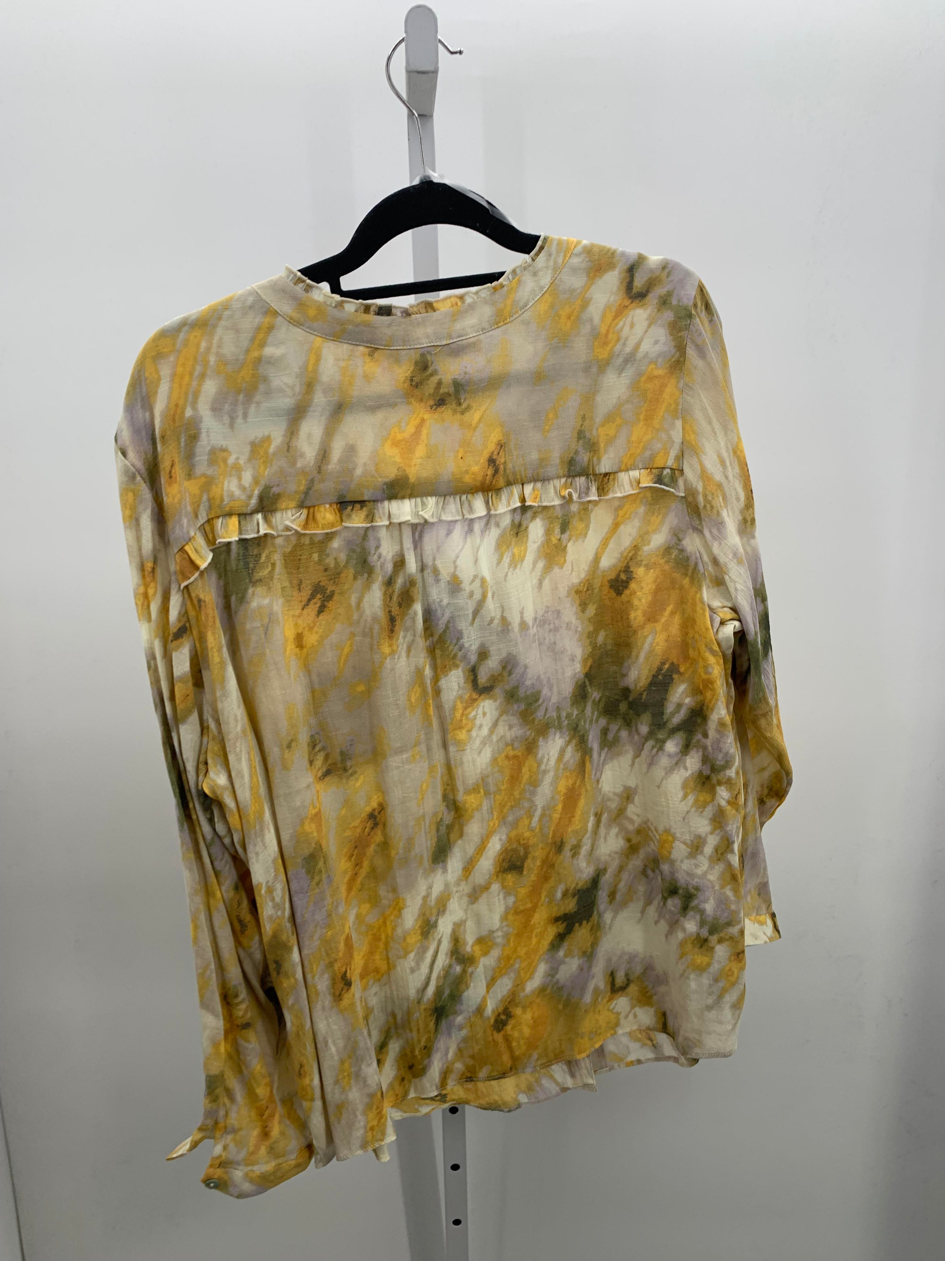 Zac & Rachel Size 2X Womens Long Sleeve Shirt