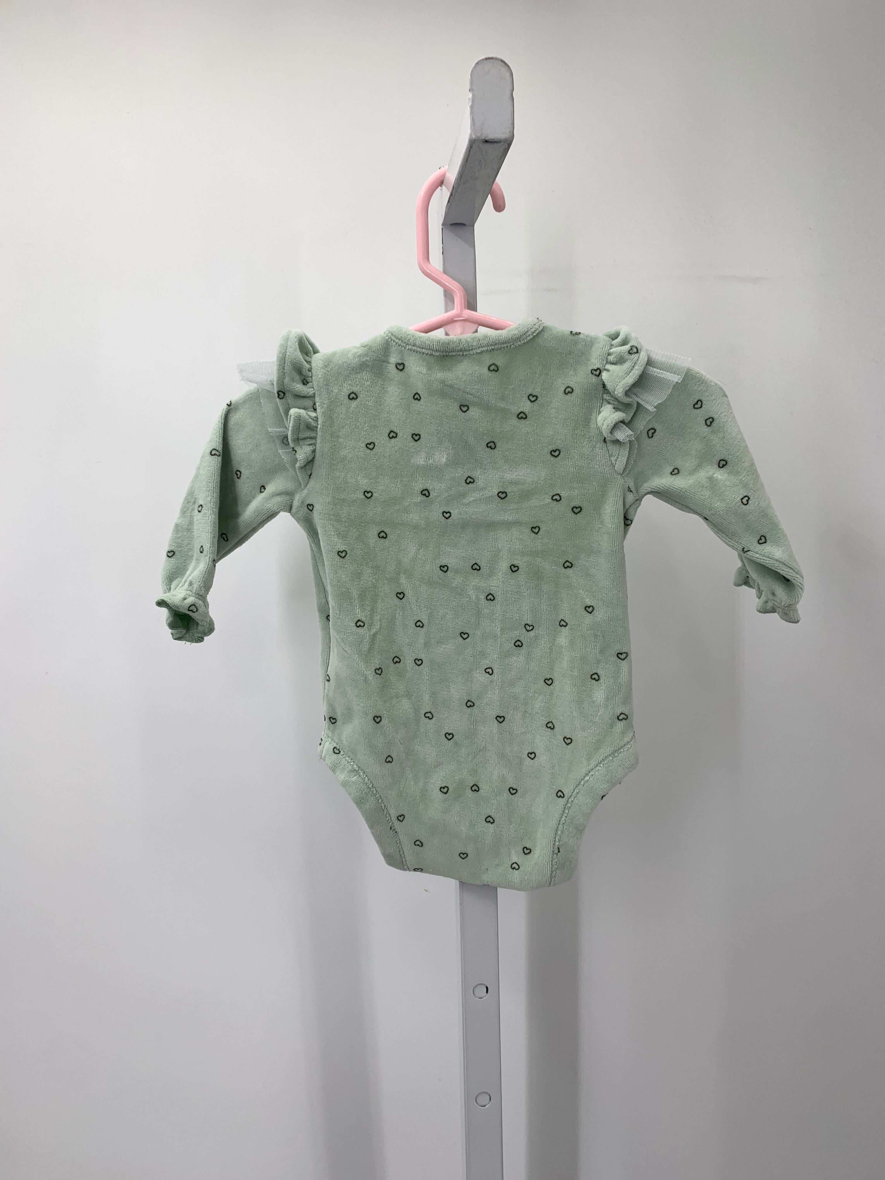 Size 3 Months Girls Long Sleeve Shirt