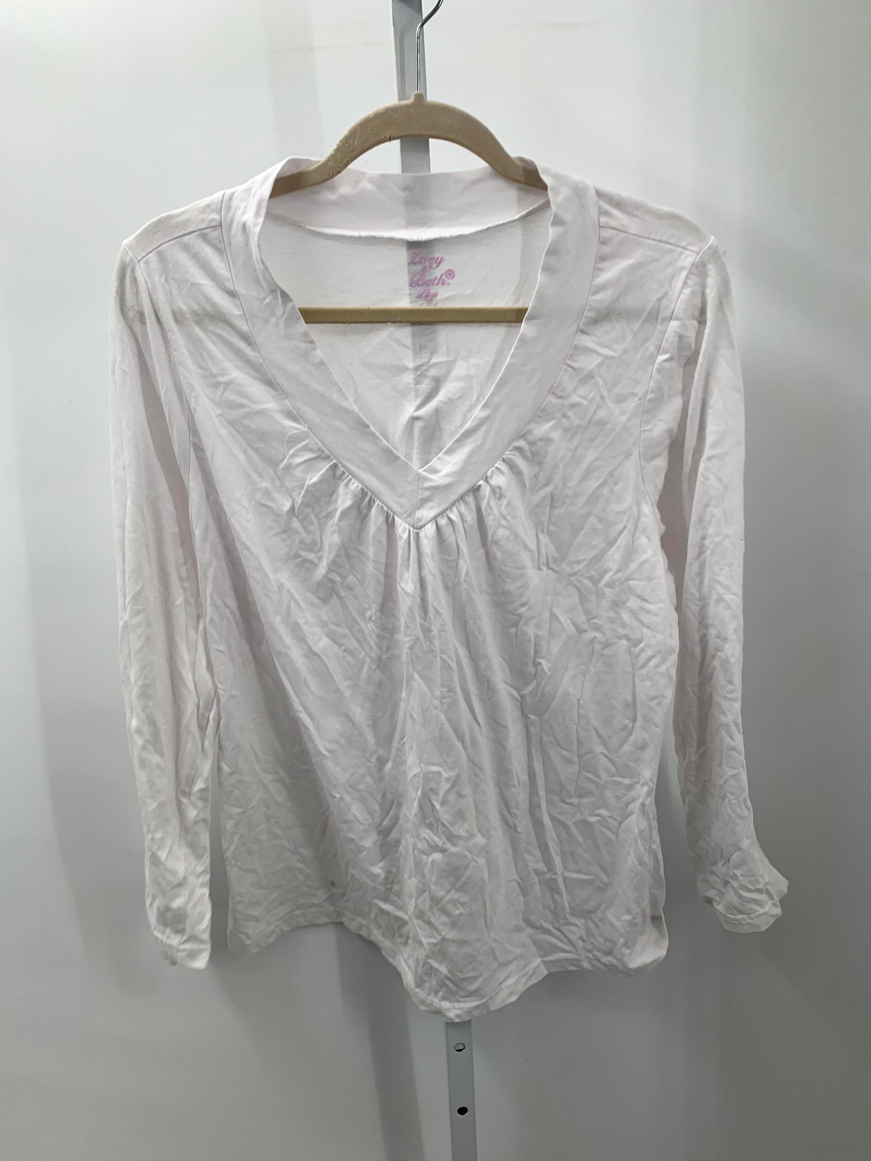 Zoey Beth Size 3X Womens Long Sleeve Shirt