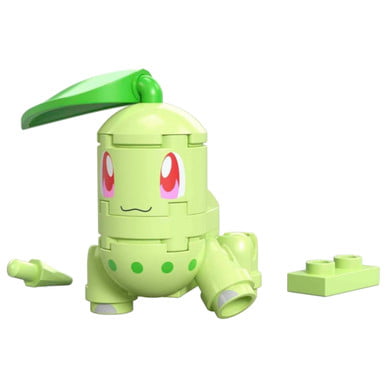MEGA Pokemon Chikorita Building Set with 19 Pieces and Poke Ball -