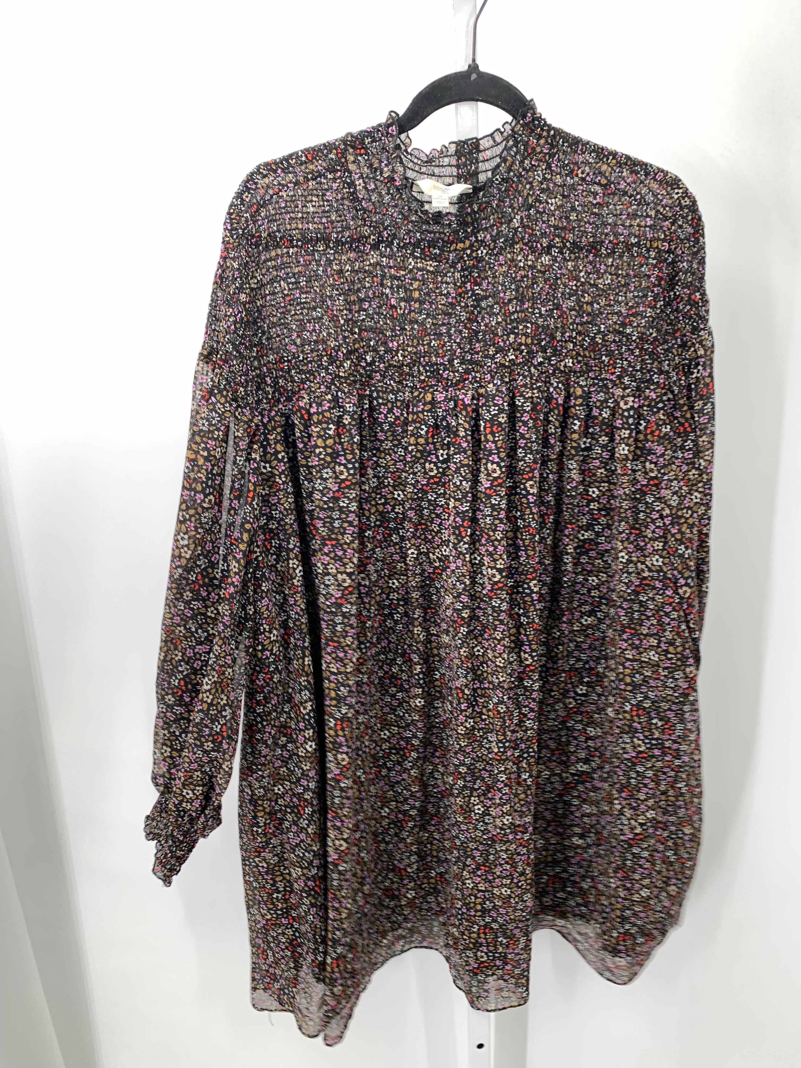 Terra & Sky Size 2X Womens 3/4 Sleeve Dress