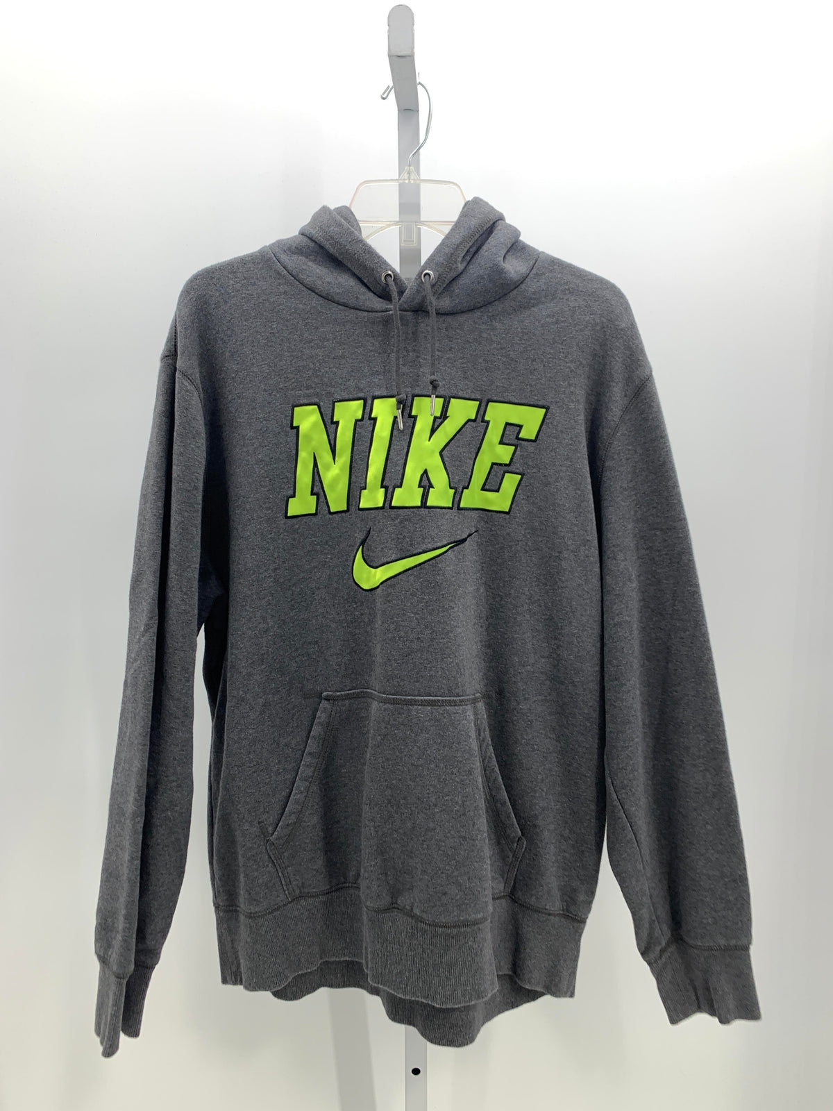 GREEN LOGO HOODED KNTI
