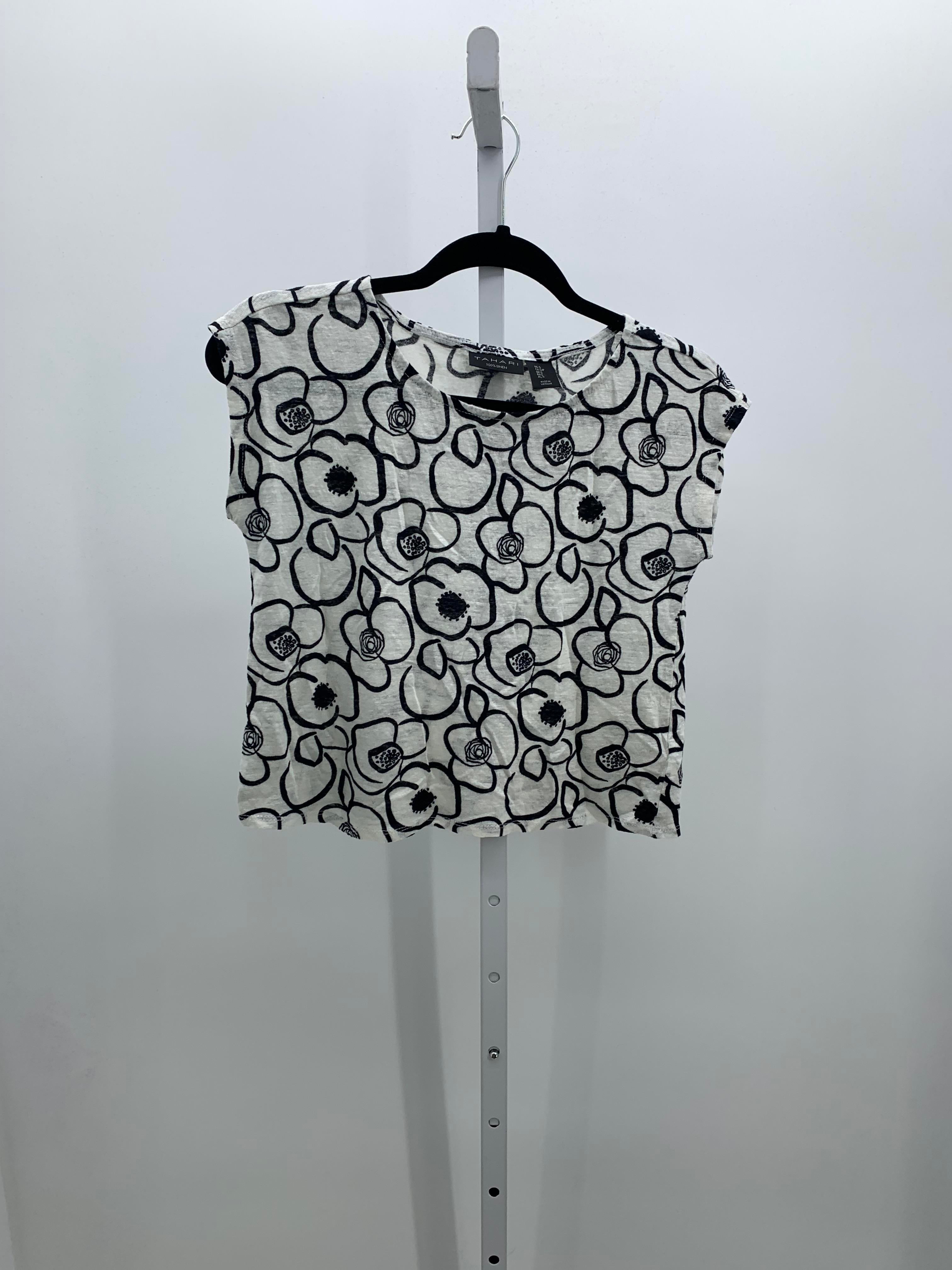 Tahari Size Small Misses Sleeveless Shirt