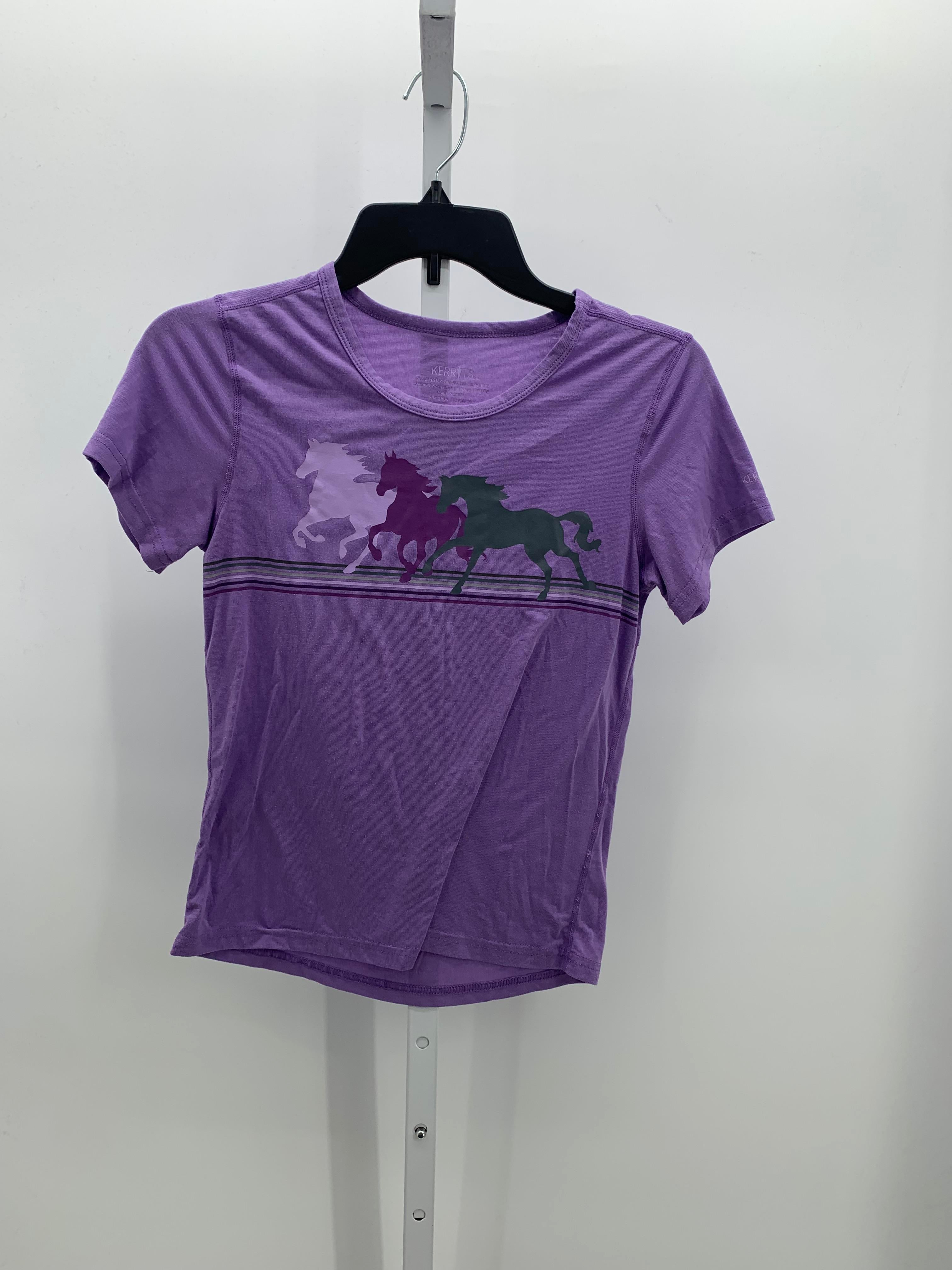 Size 10-12 Girls Short Sleeve Shirt