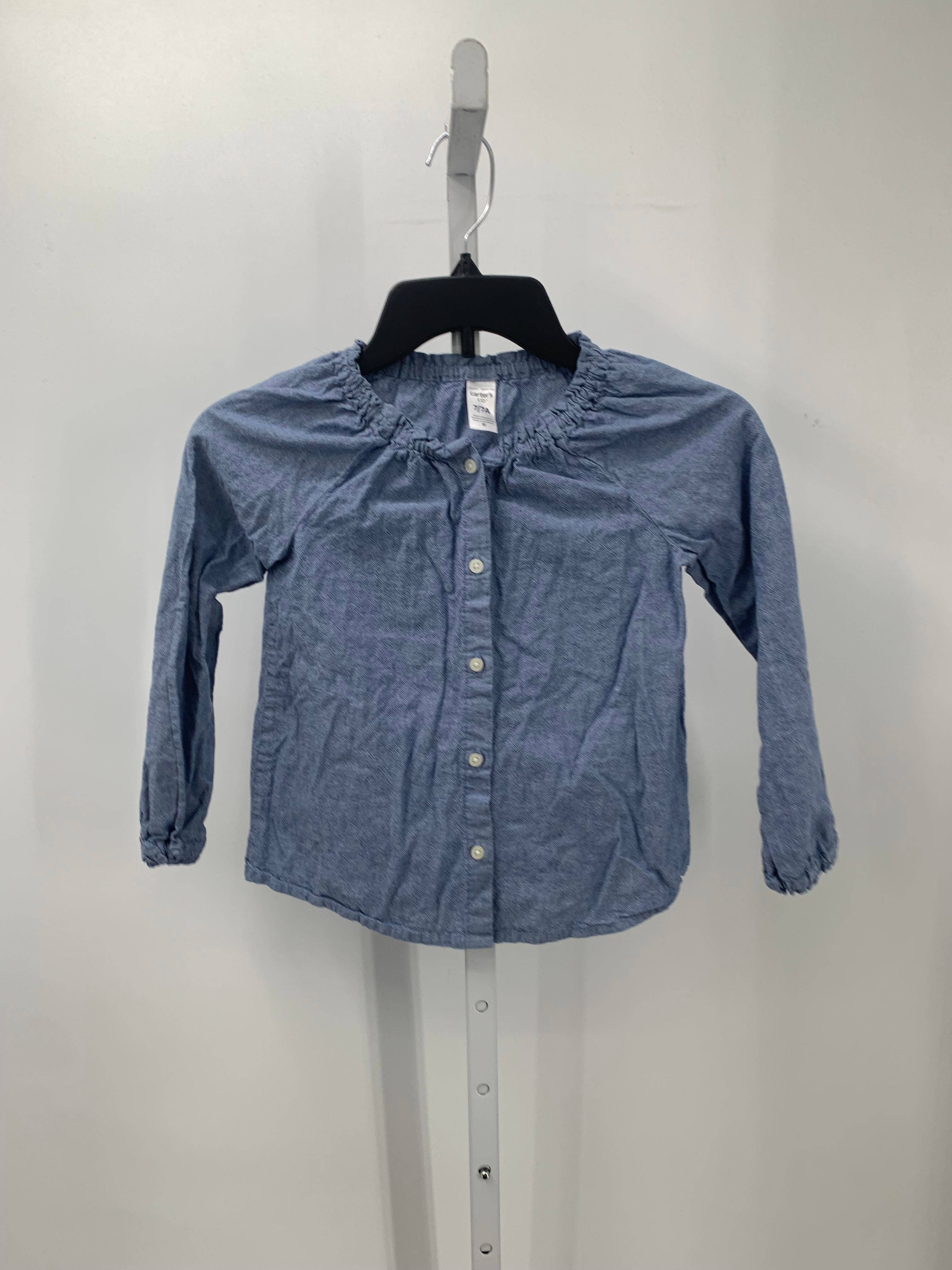 Carters Size 7 Girls Long Sleeve Shirt