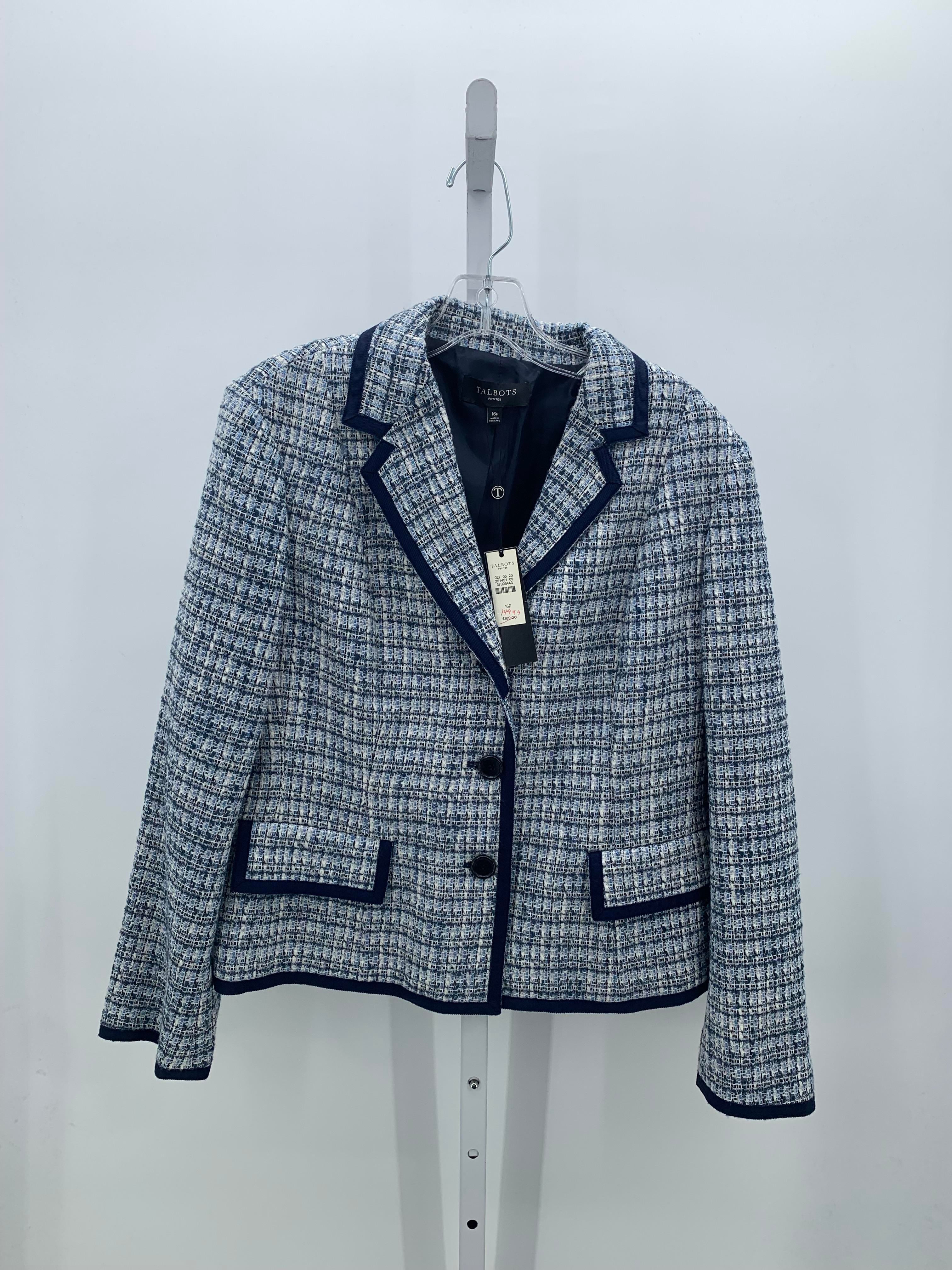 Talbots Size 16 Petite Petite Blazer