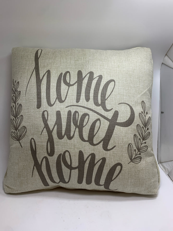 HOME SWEET HOME DECORATIVE PILLOW.