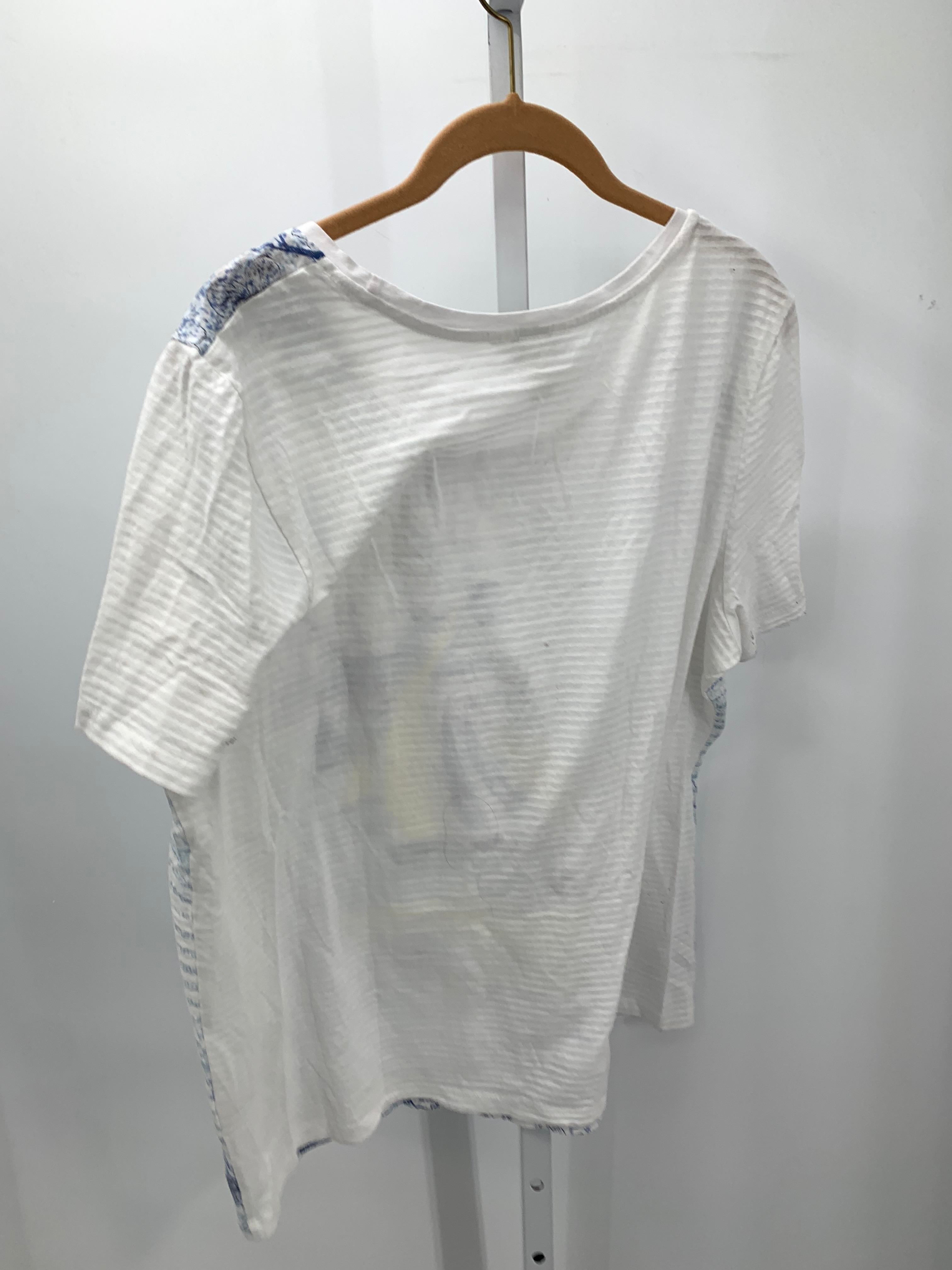 CJ Banks Size 2X Womens Short Sleeve Shirt