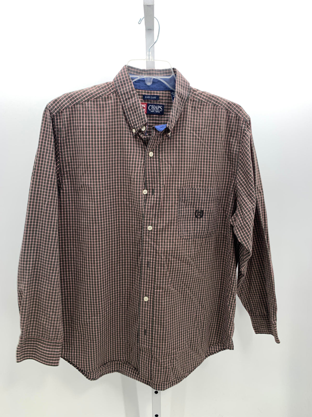 PLAID BTN DOWN