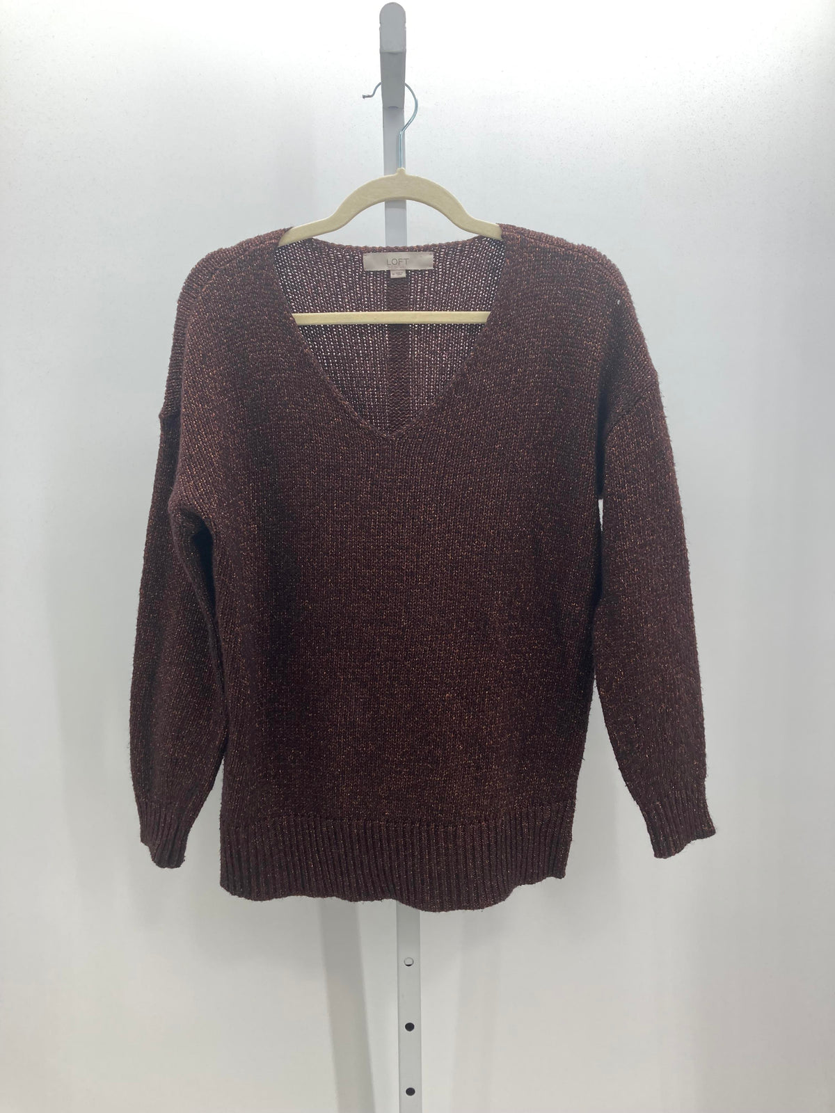 Loft Size Medium Misses Long Slv Sweater