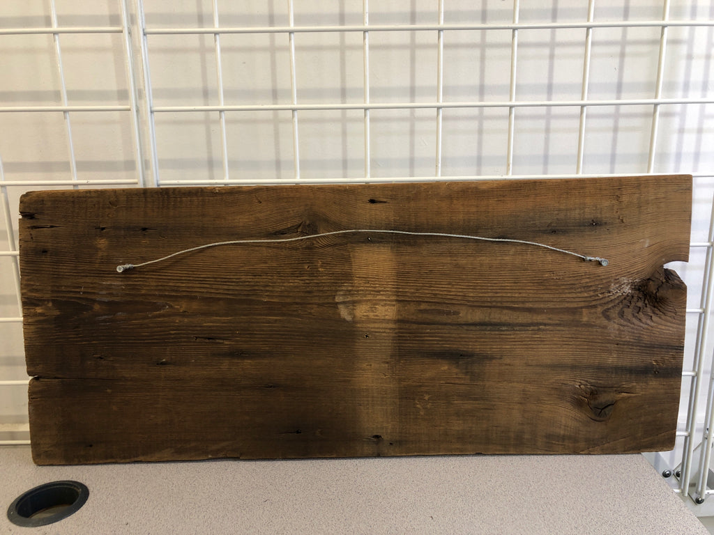 WOODEN MASSACHUSETTS HOME SIGN.