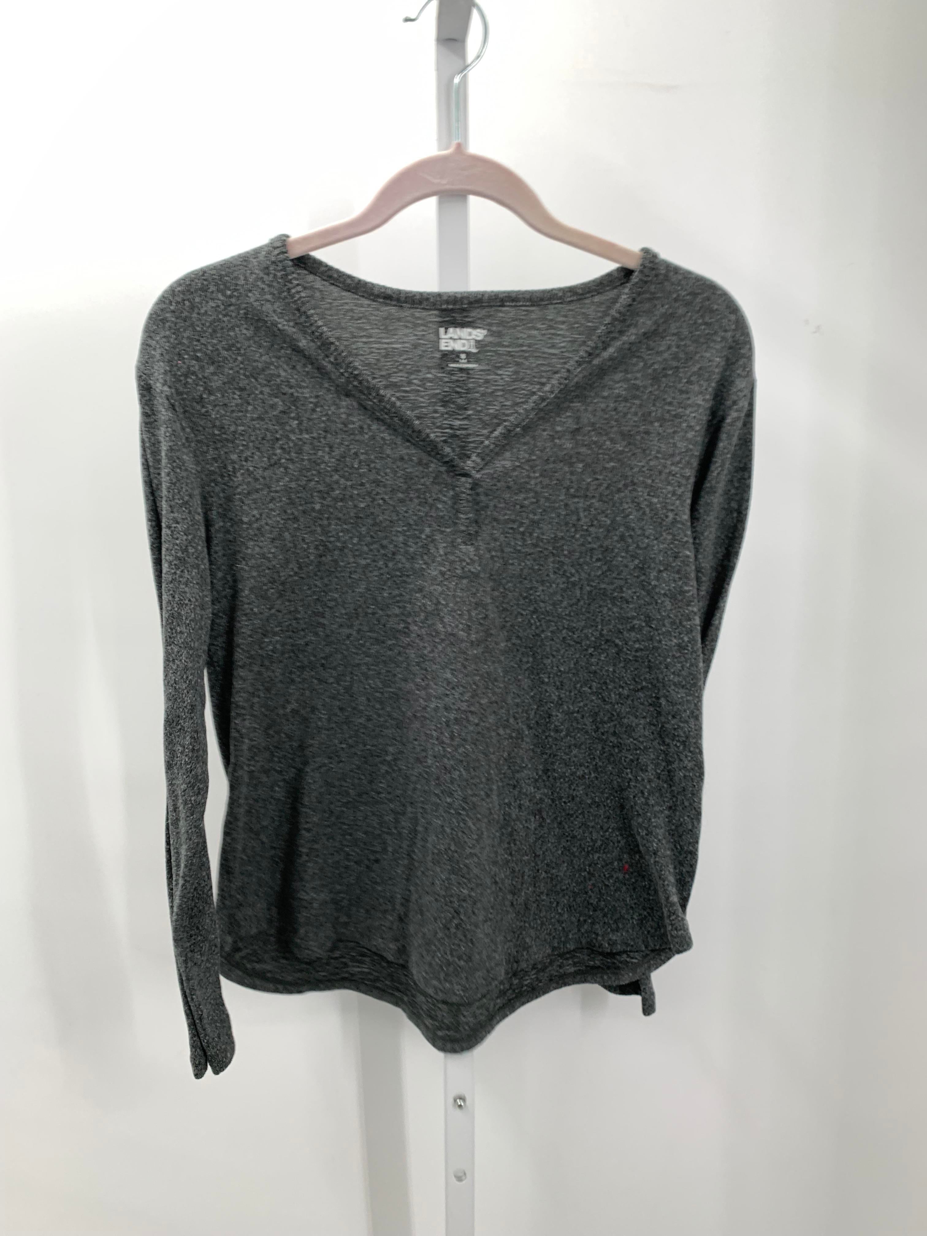 Lands End Size Small Misses Long Sleeve Shirt