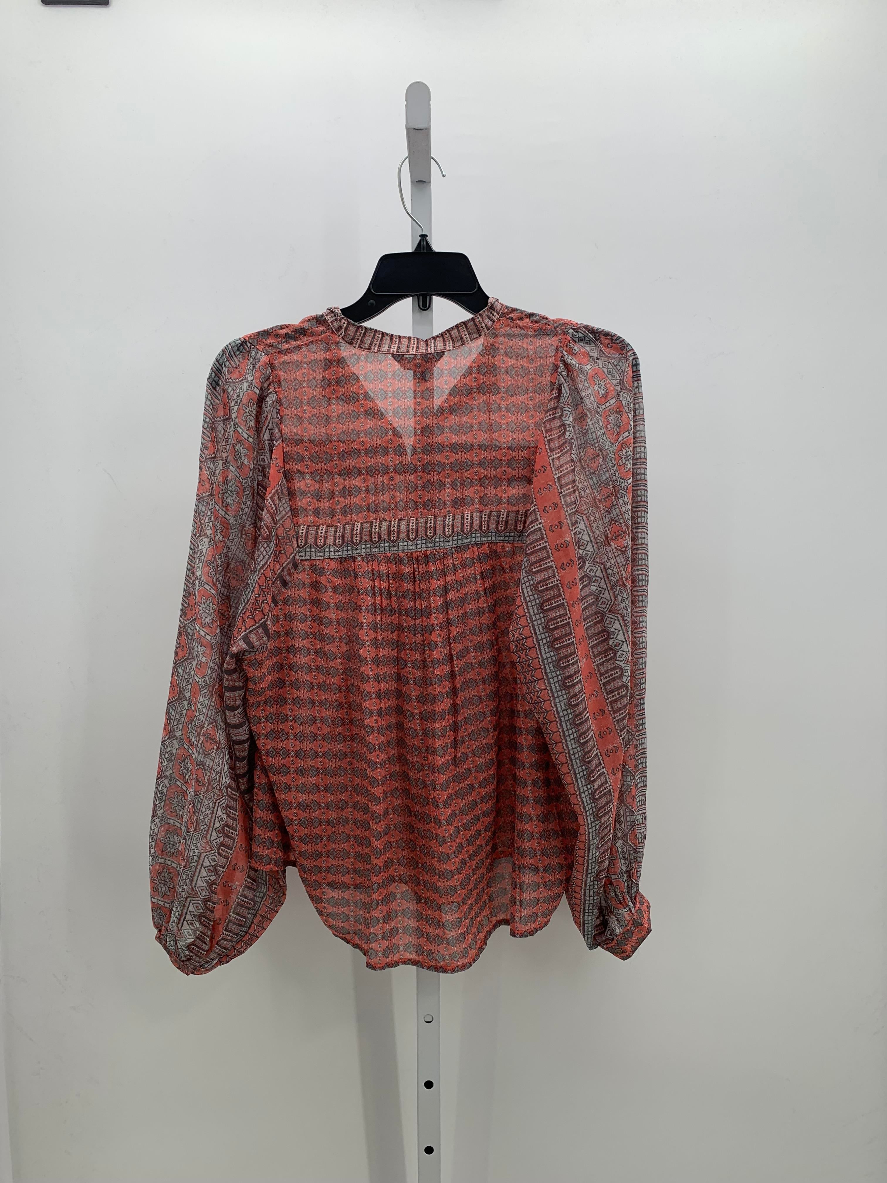 Lucky Brand Size Medium Misses Long Sleeve Shirt