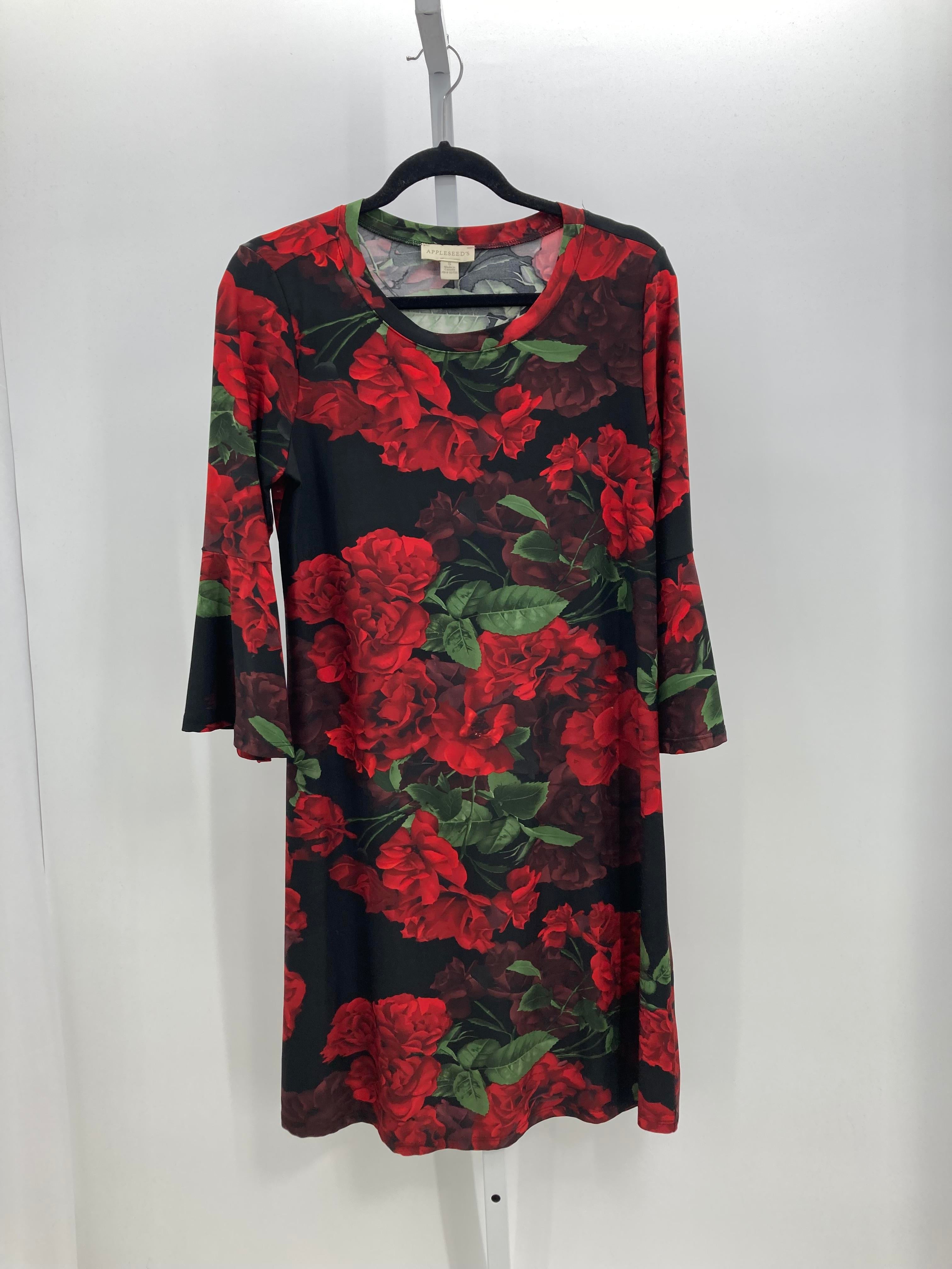 Appleseeds Size Small Misses 3/4 Sleeve Dress