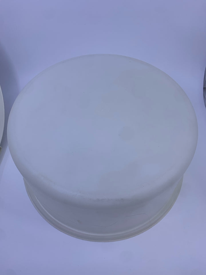 VTG LARGE ROUND CAKE SAVER TUPPERWARE CONTAINER W/ LID.